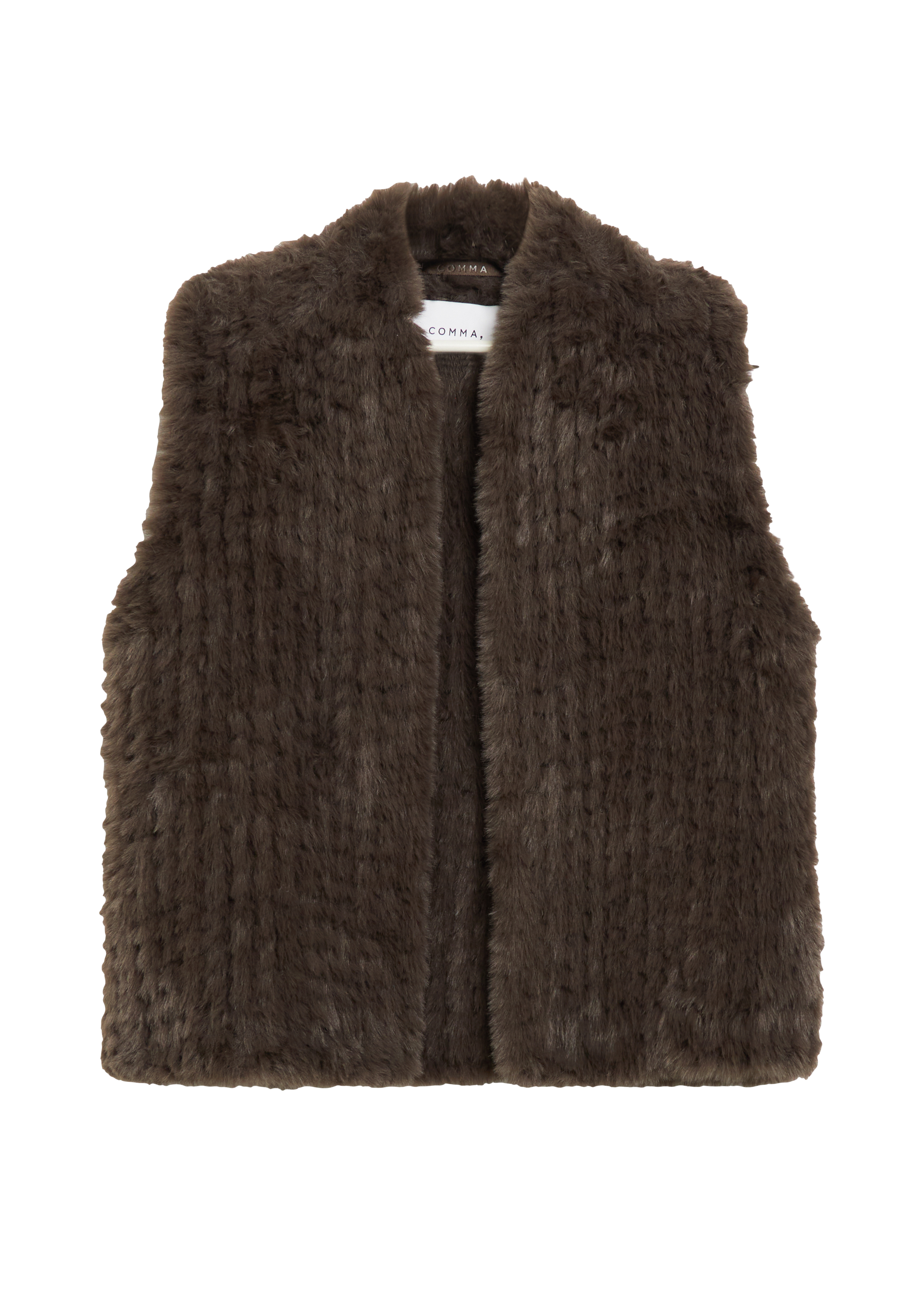Vest van imitatiebont