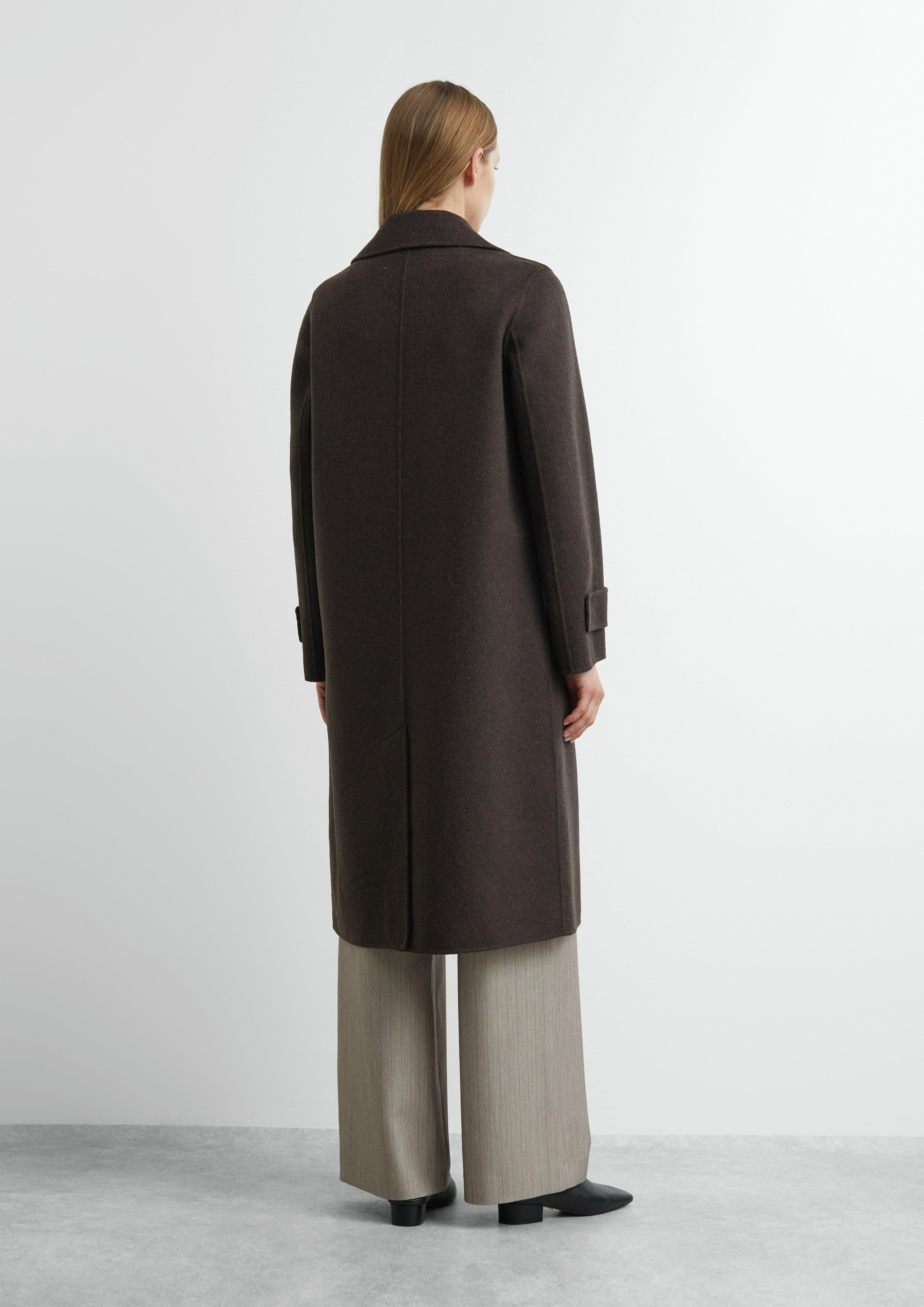 Women Loose-Fit Reversible Coat in brown by comma