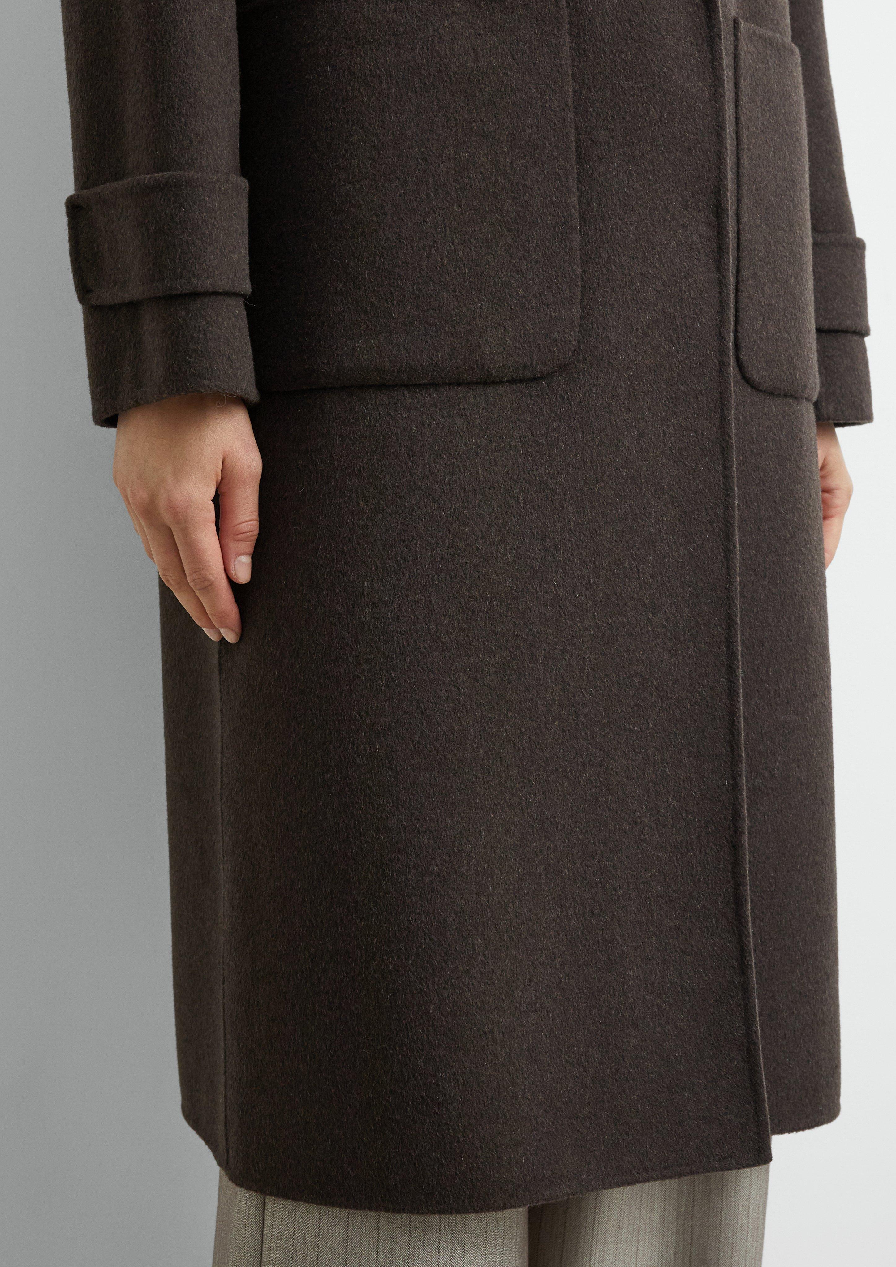 Women Loose-Fit Reversible Coat in brown by comma