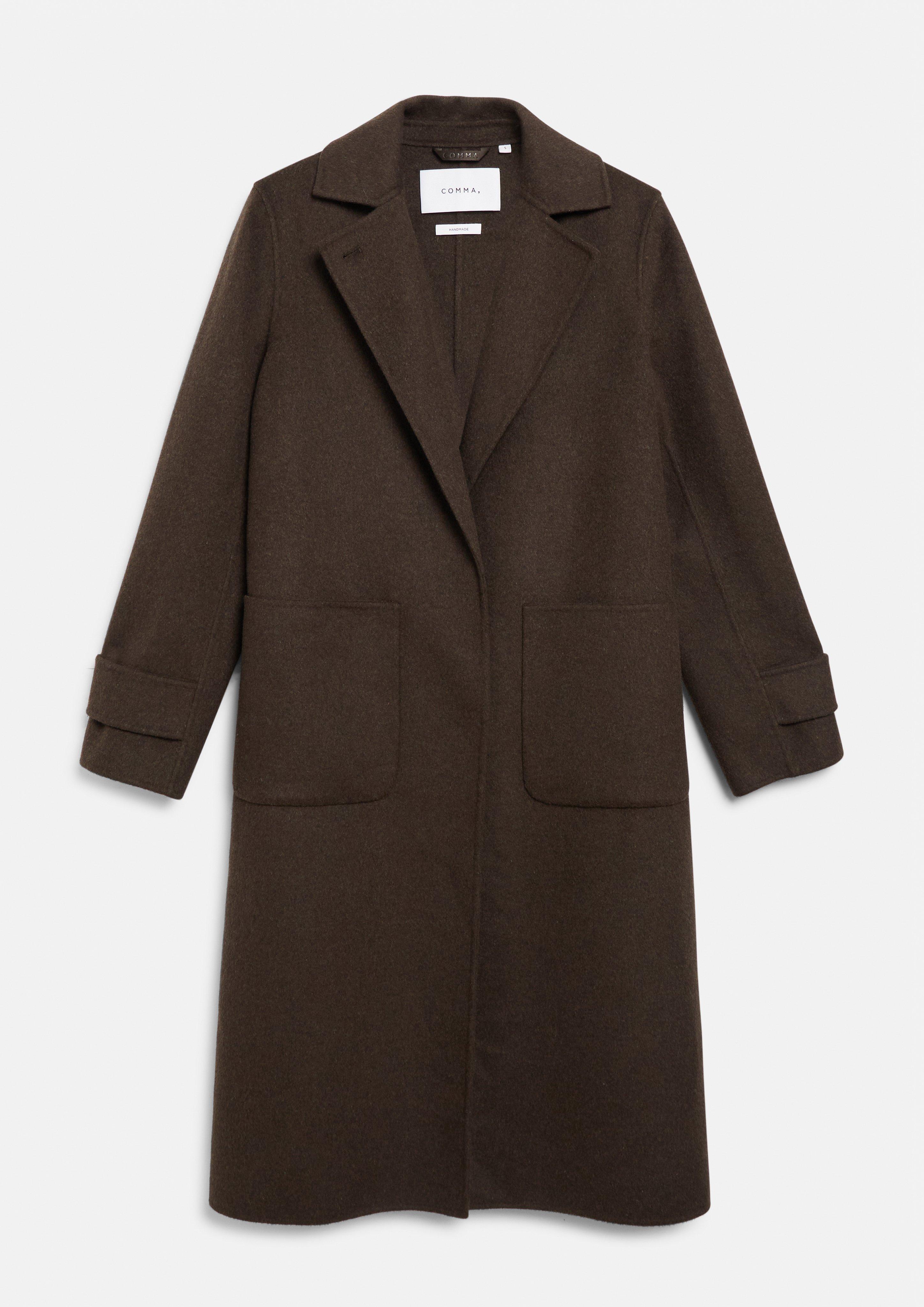 Outdoor coat in dark brown by COMMA
