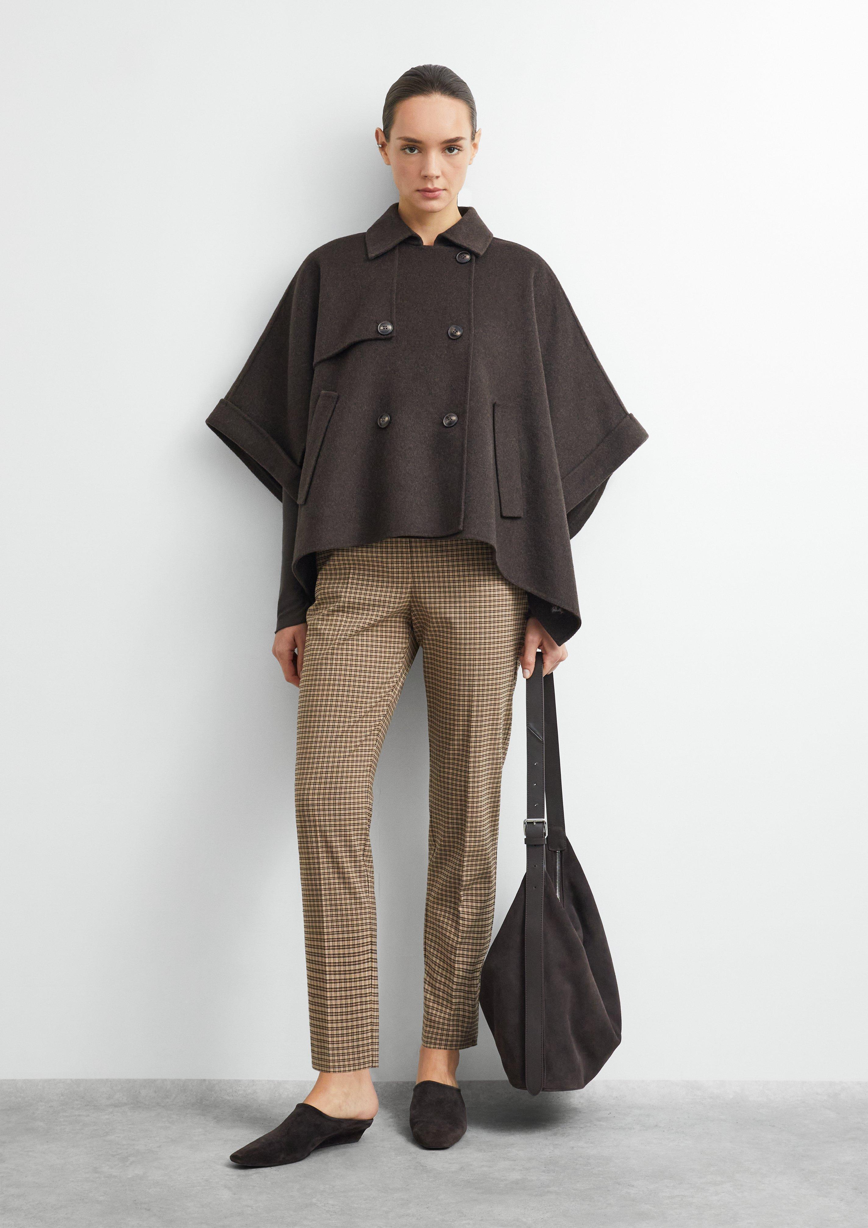 Outdoor-Umhang in braun von COMMA