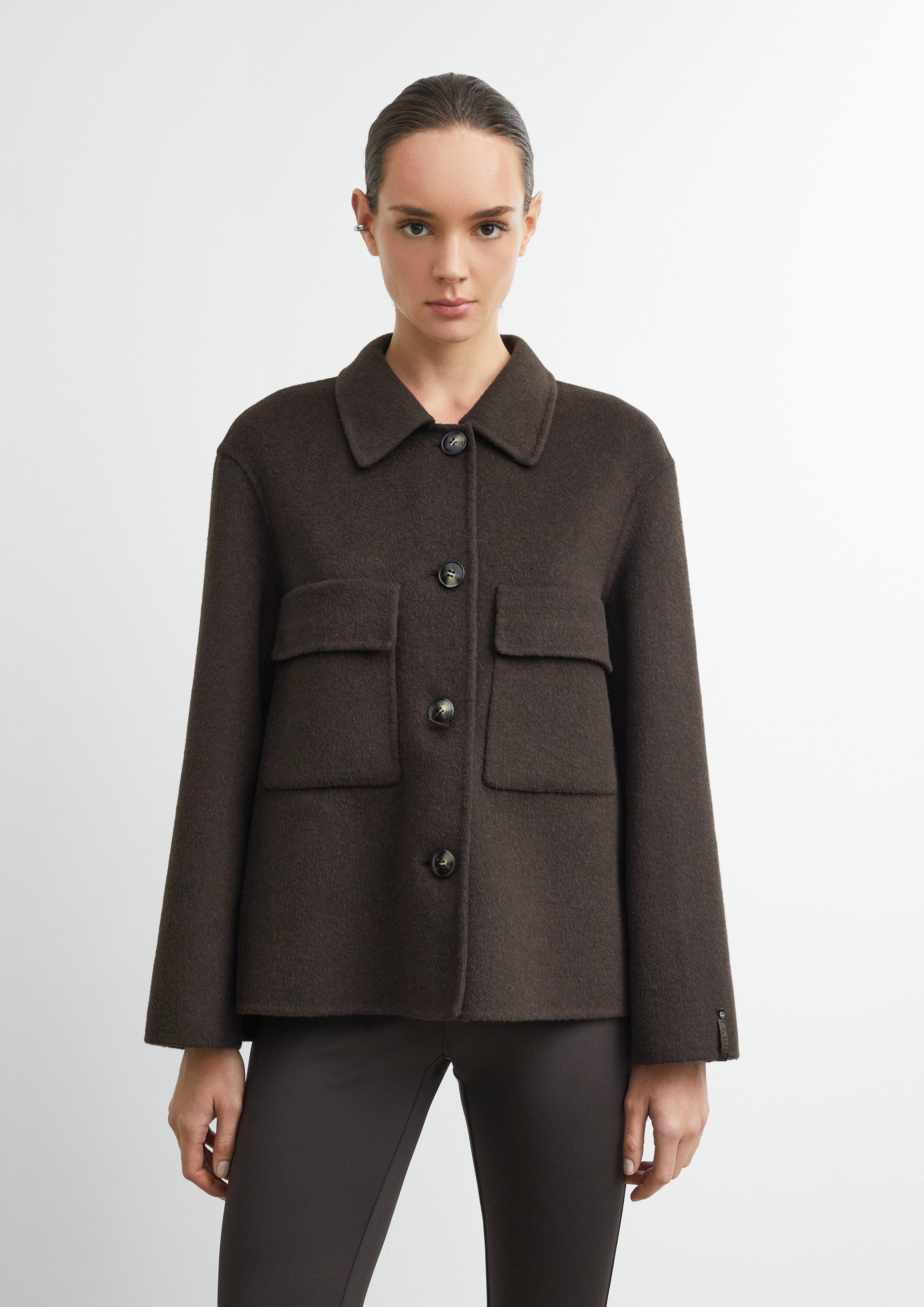 Outdoor jacket in dark brown by COMMA