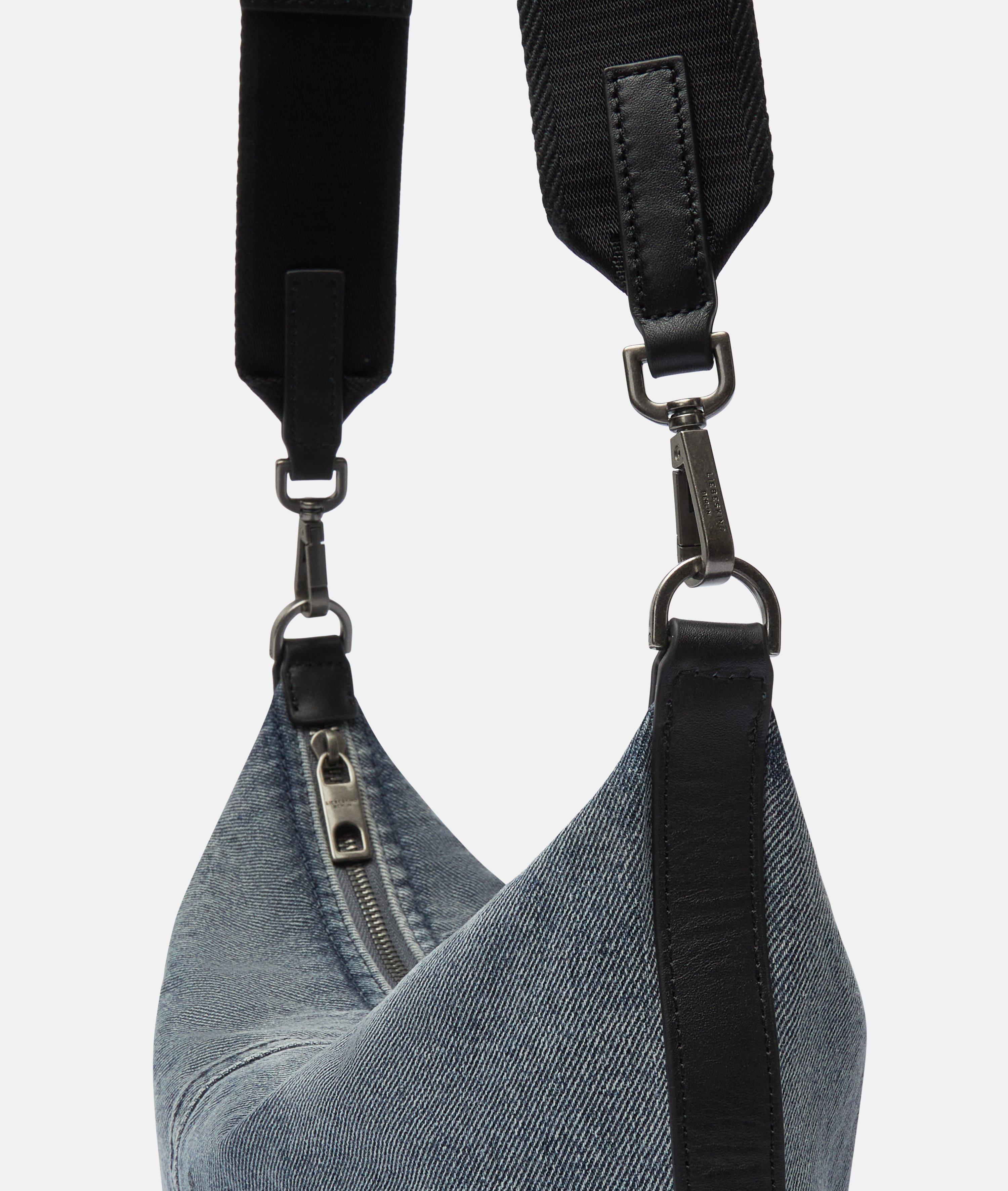 Denim Paris Hobo S in blau & beige