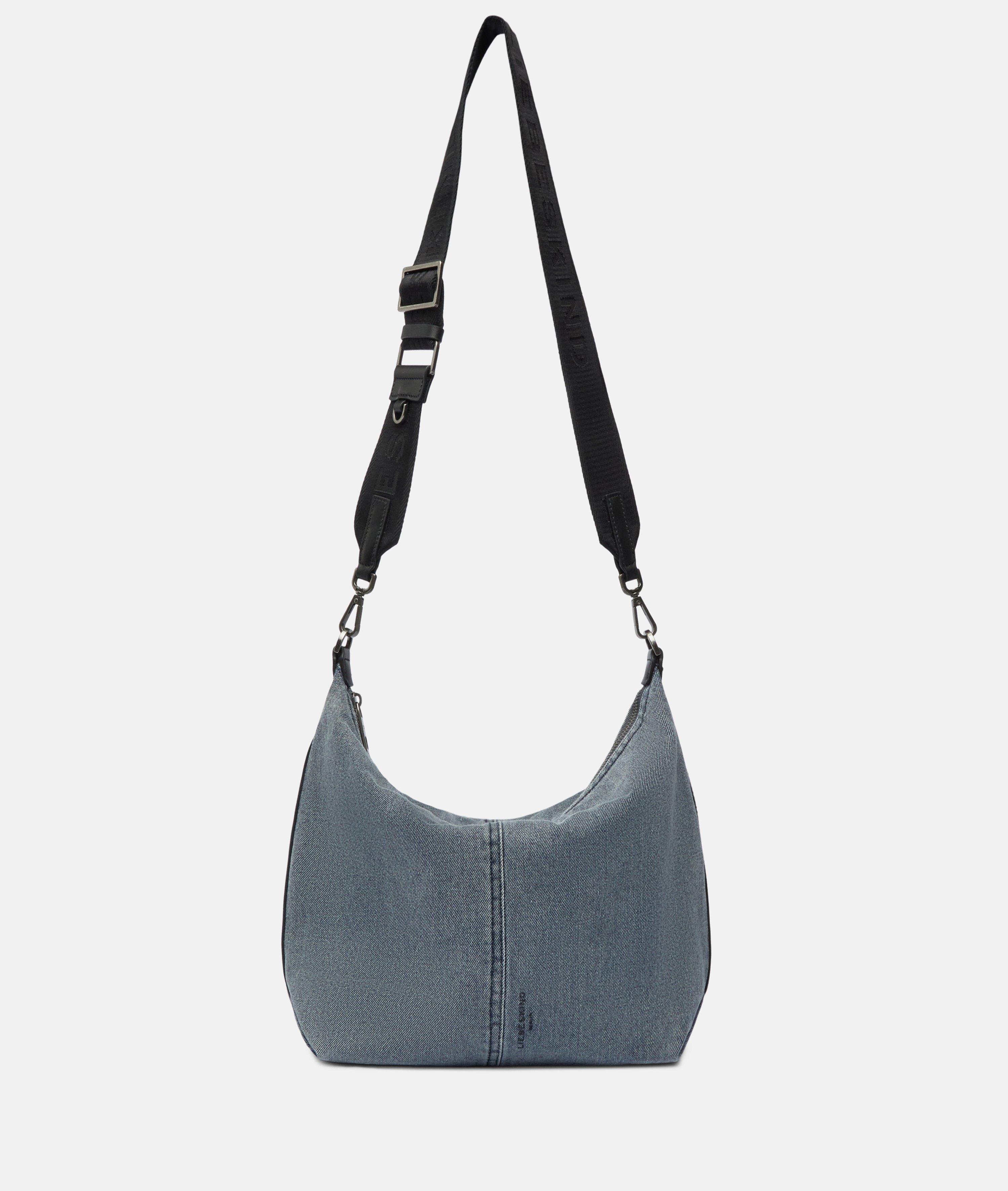 Denim Paris Hobo M in blau & beige