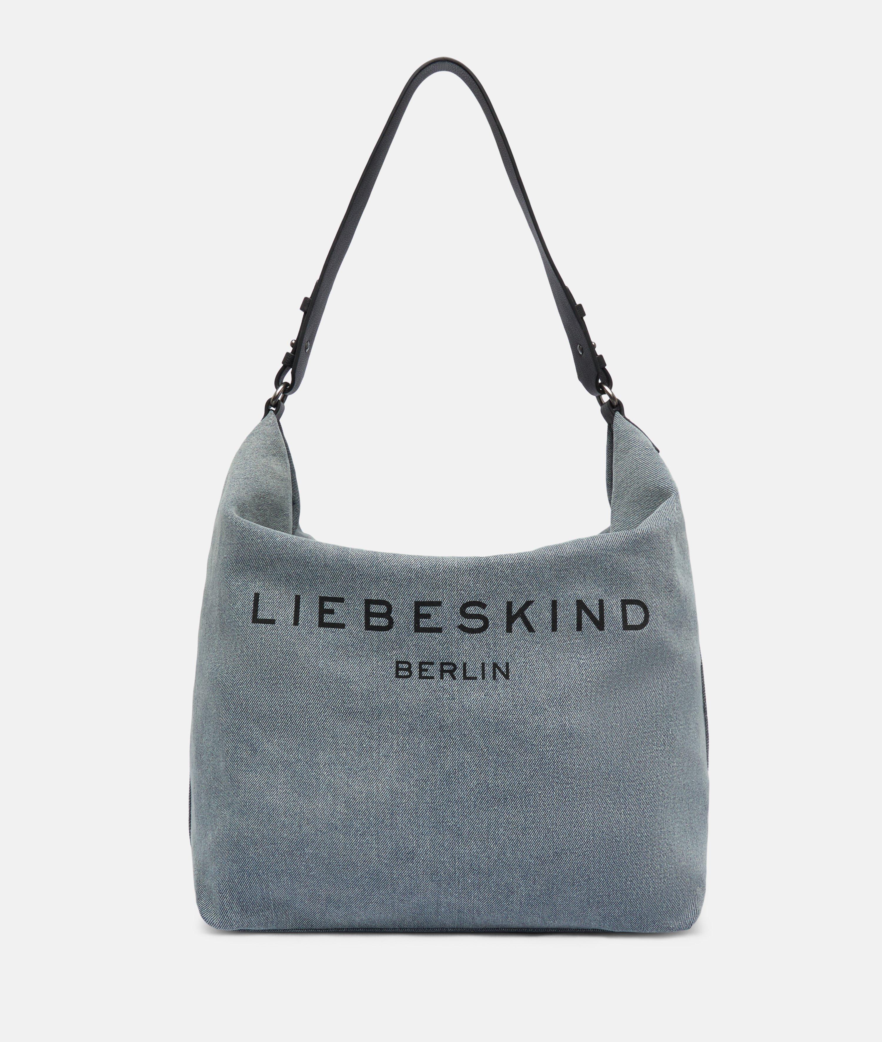 Denim Clea Hobo L in blau & beige