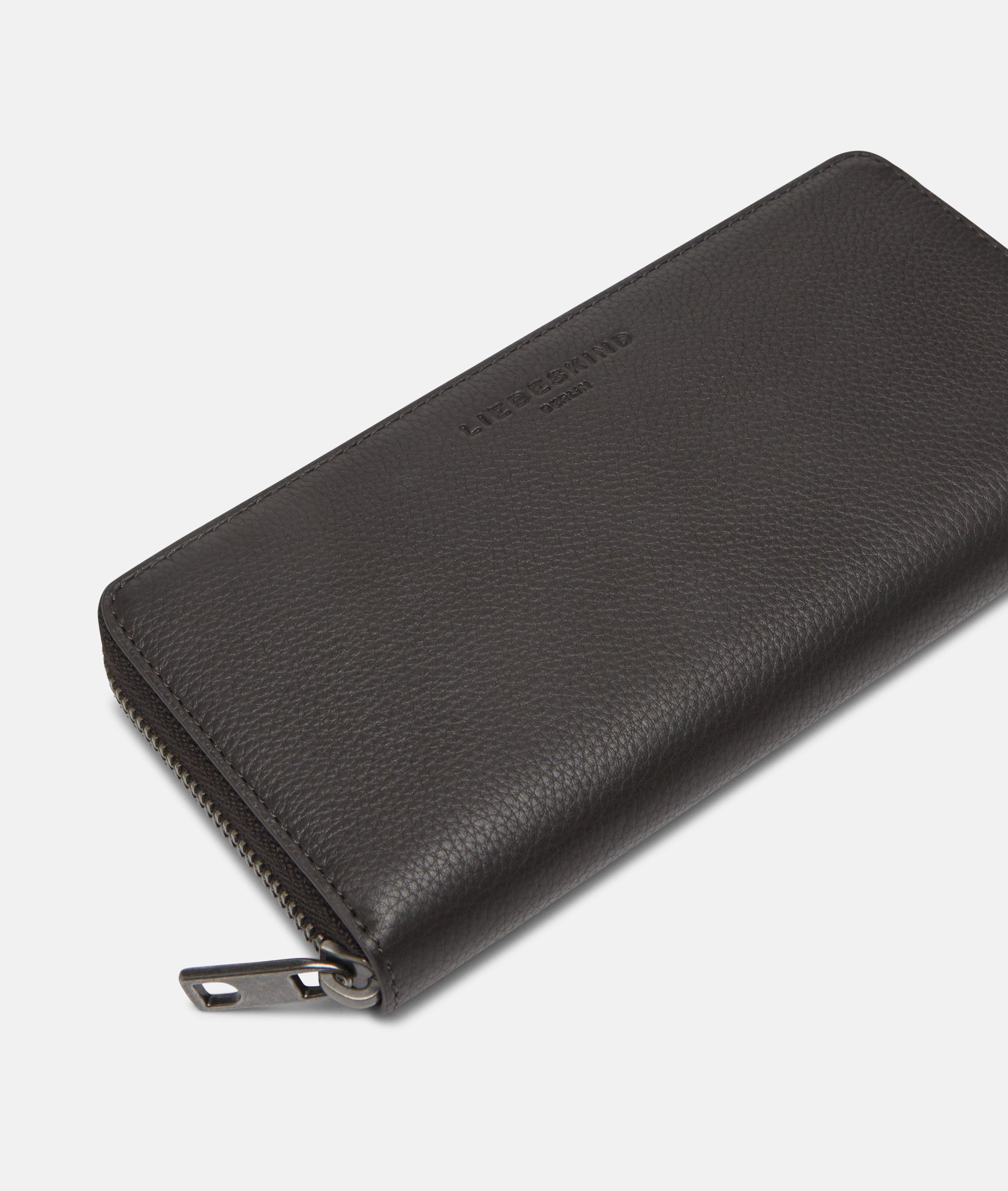 Gigi portemonnee L in bruin, zwart & bruin