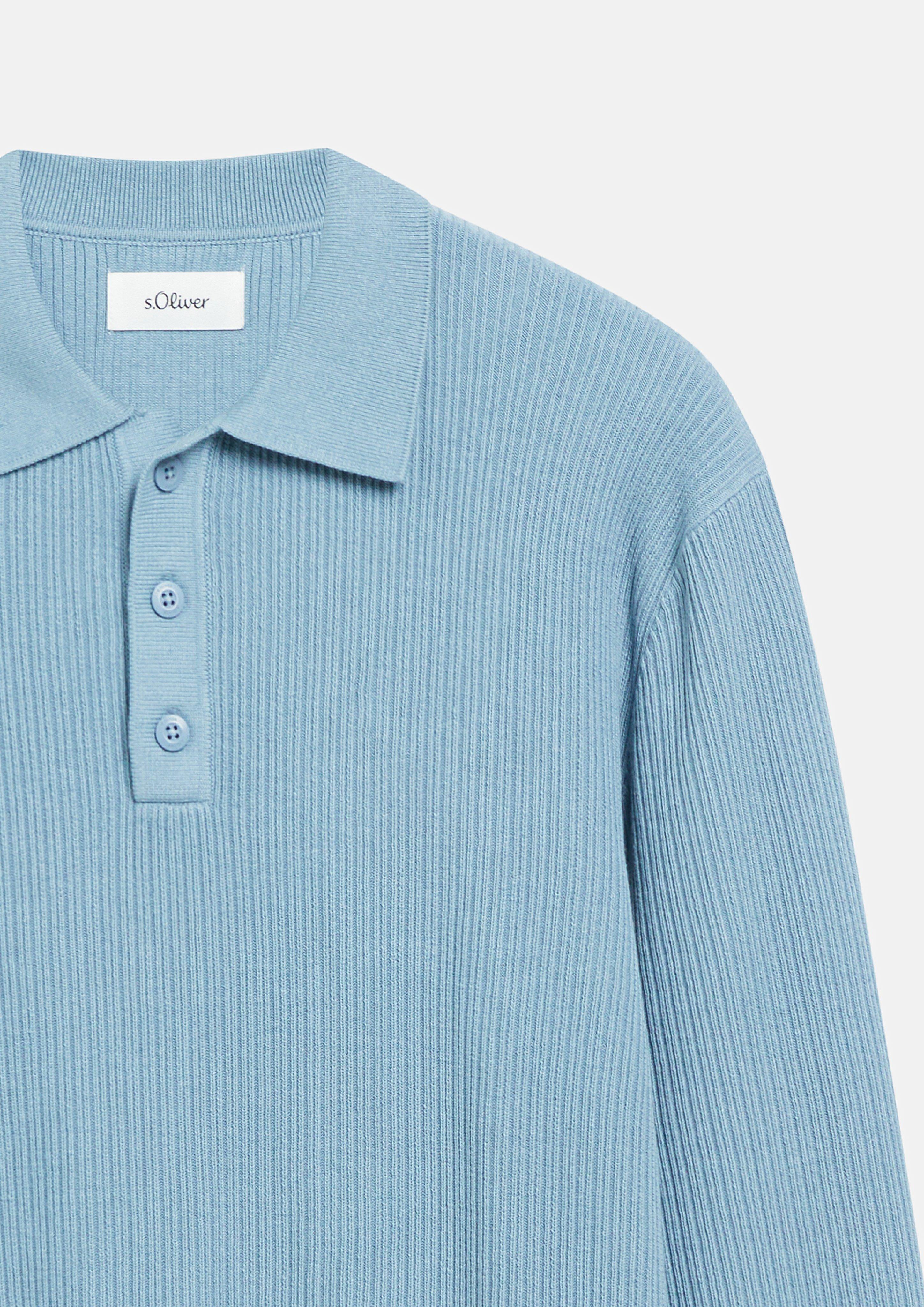 Hommes Pull en maille en bleu de s.Oliver