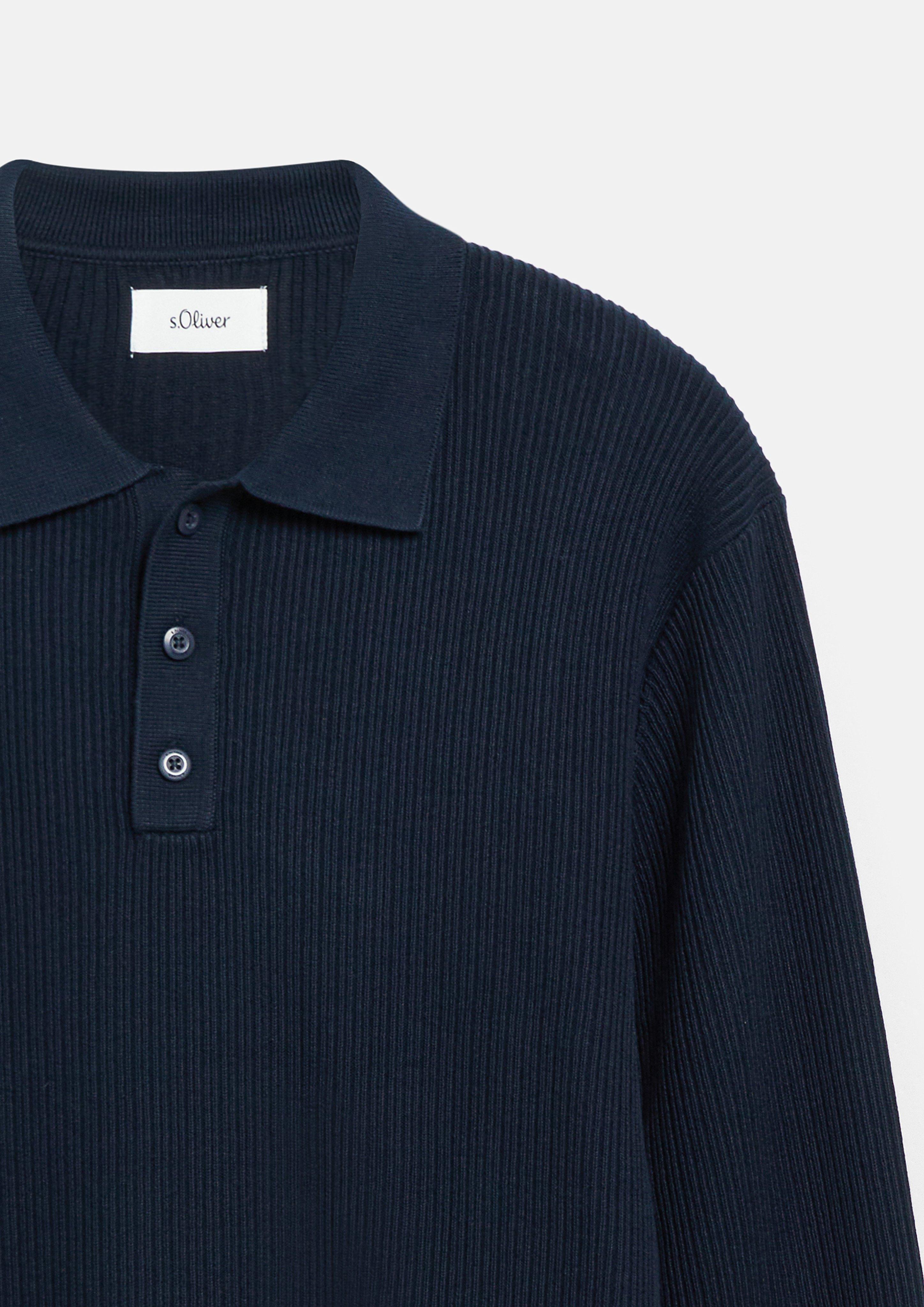 Hommes Pull en tricot en bleu de s.Oliver