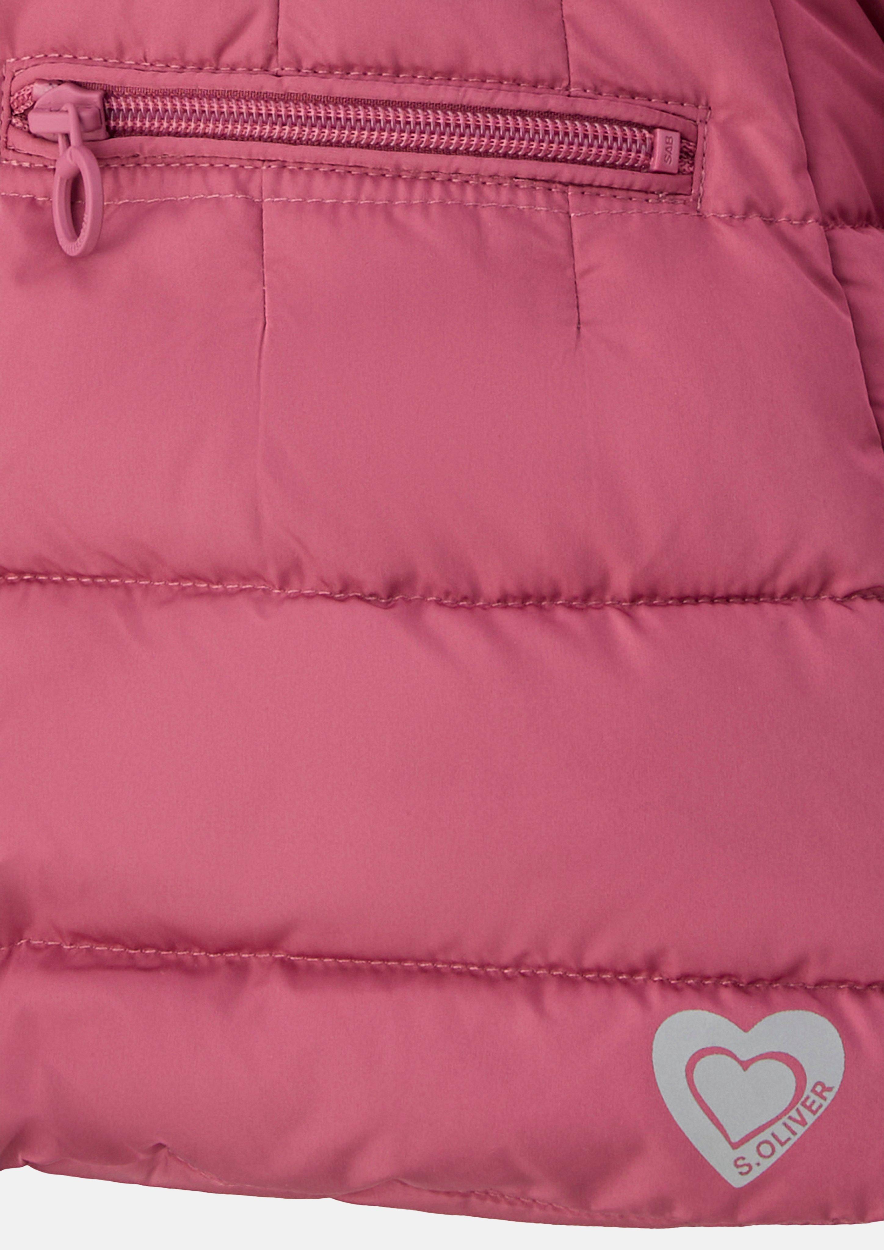 Kinder Outdoor-Mantel in pink von s.Oliver