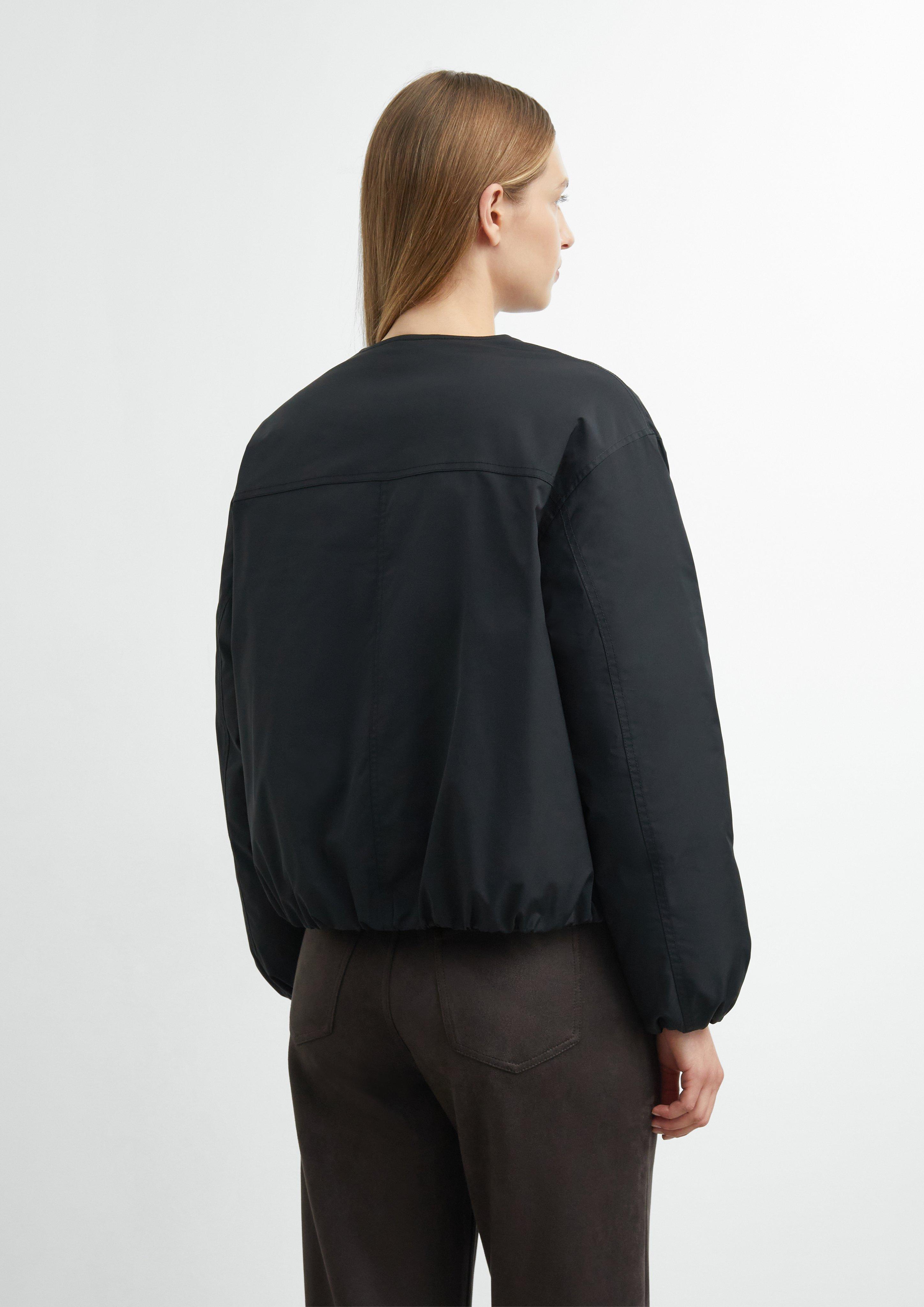 Daunenblouson aus Nylon in schwarz von COMMA