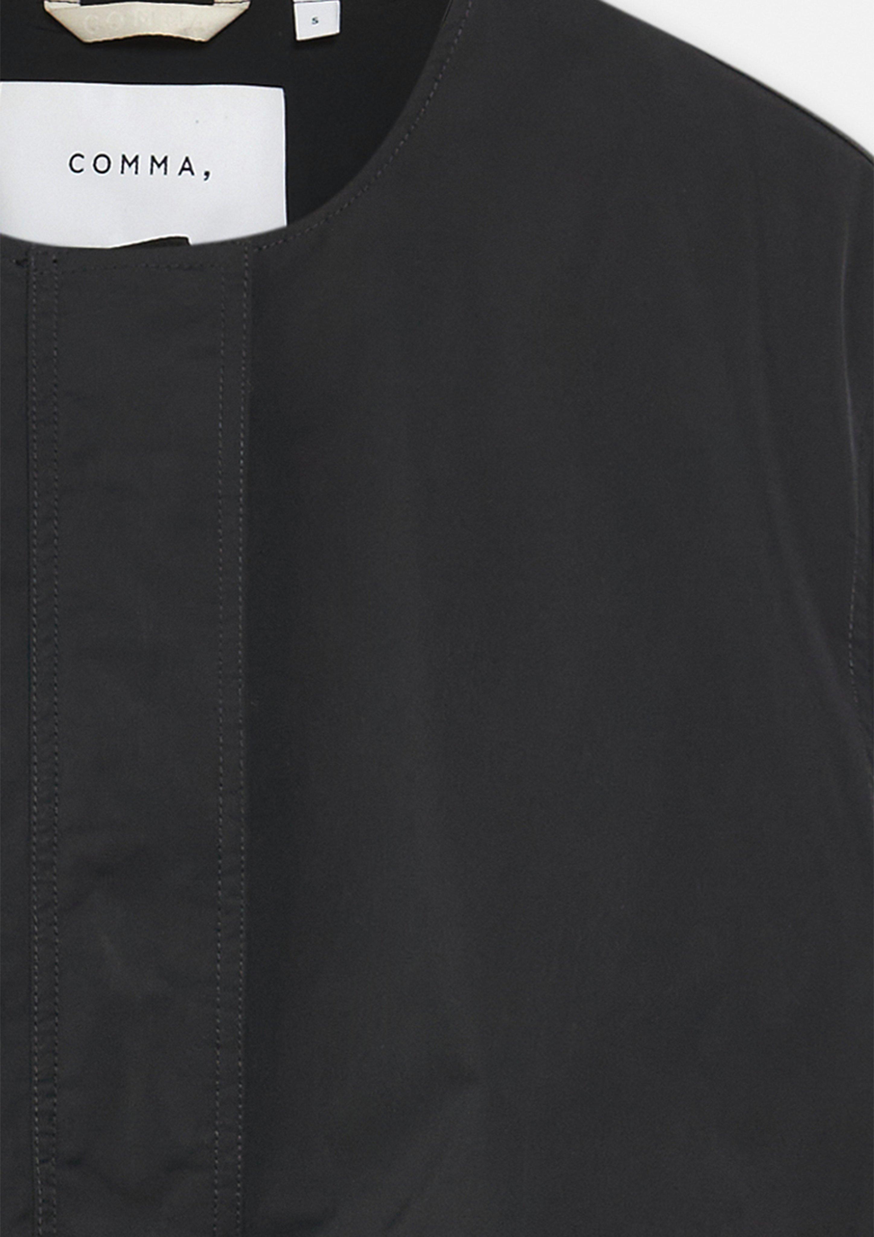 Daunenblouson aus Nylon in schwarz von COMMA