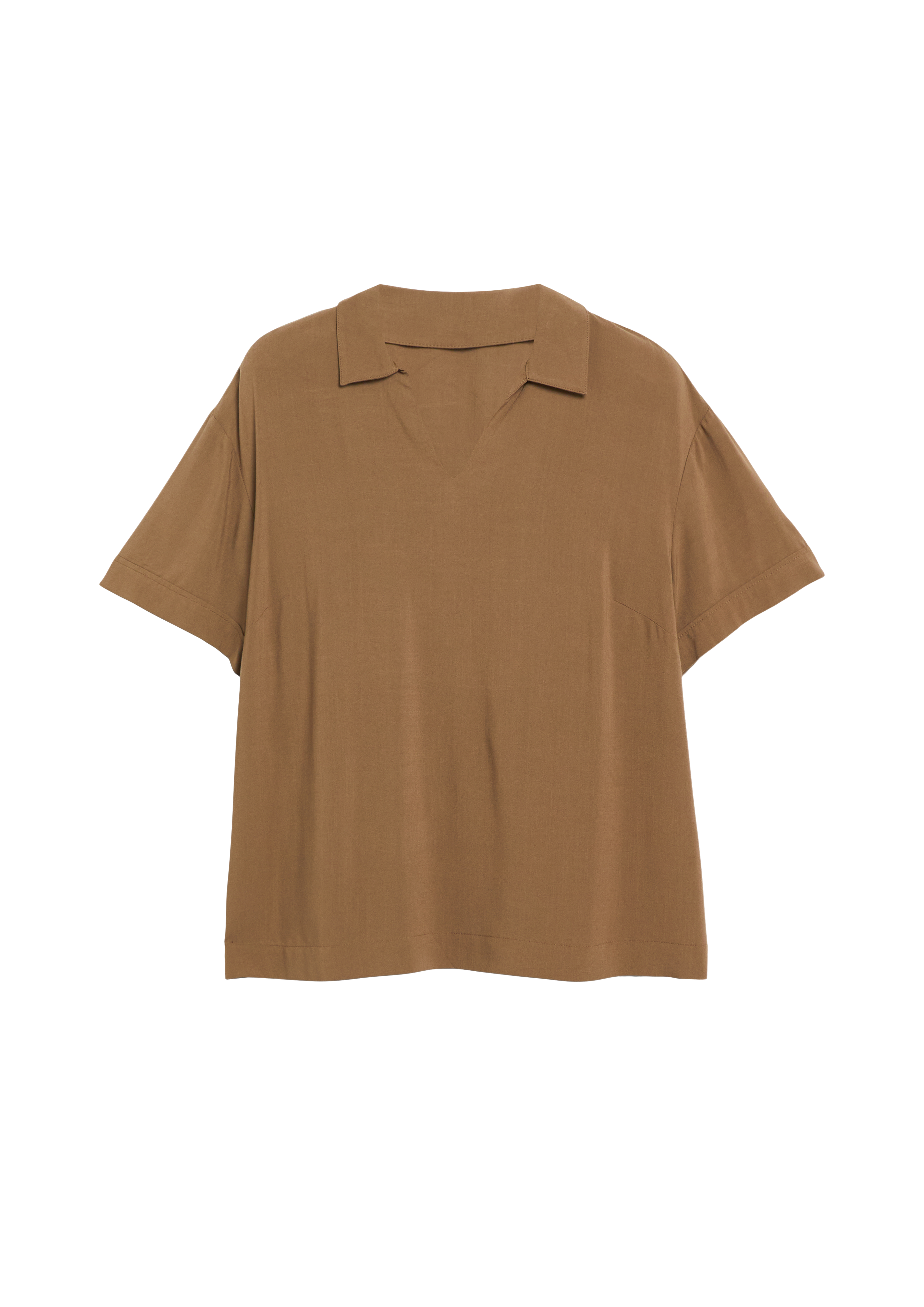 Viscose blouse met schouders