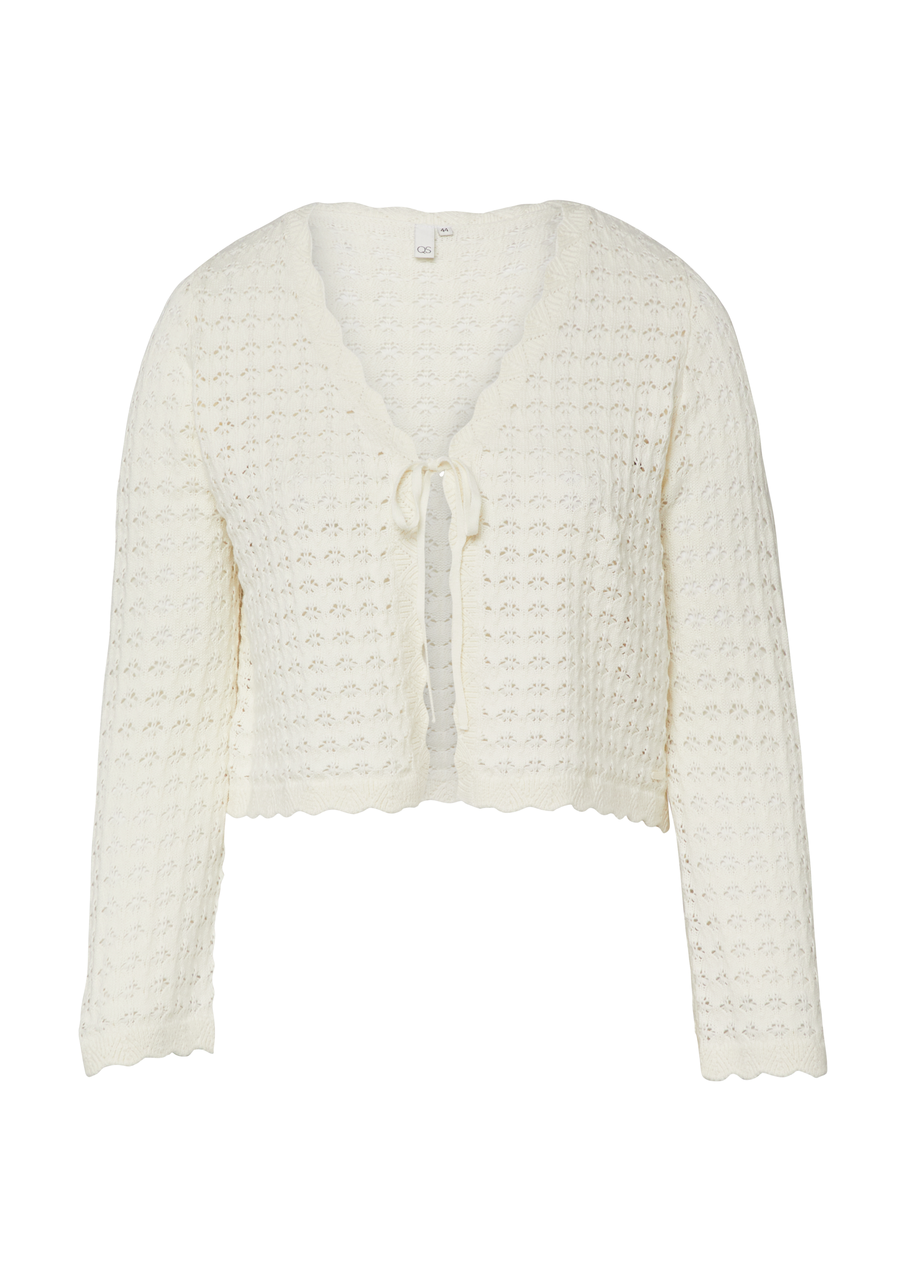 Strickjacke mit Ajourmuster