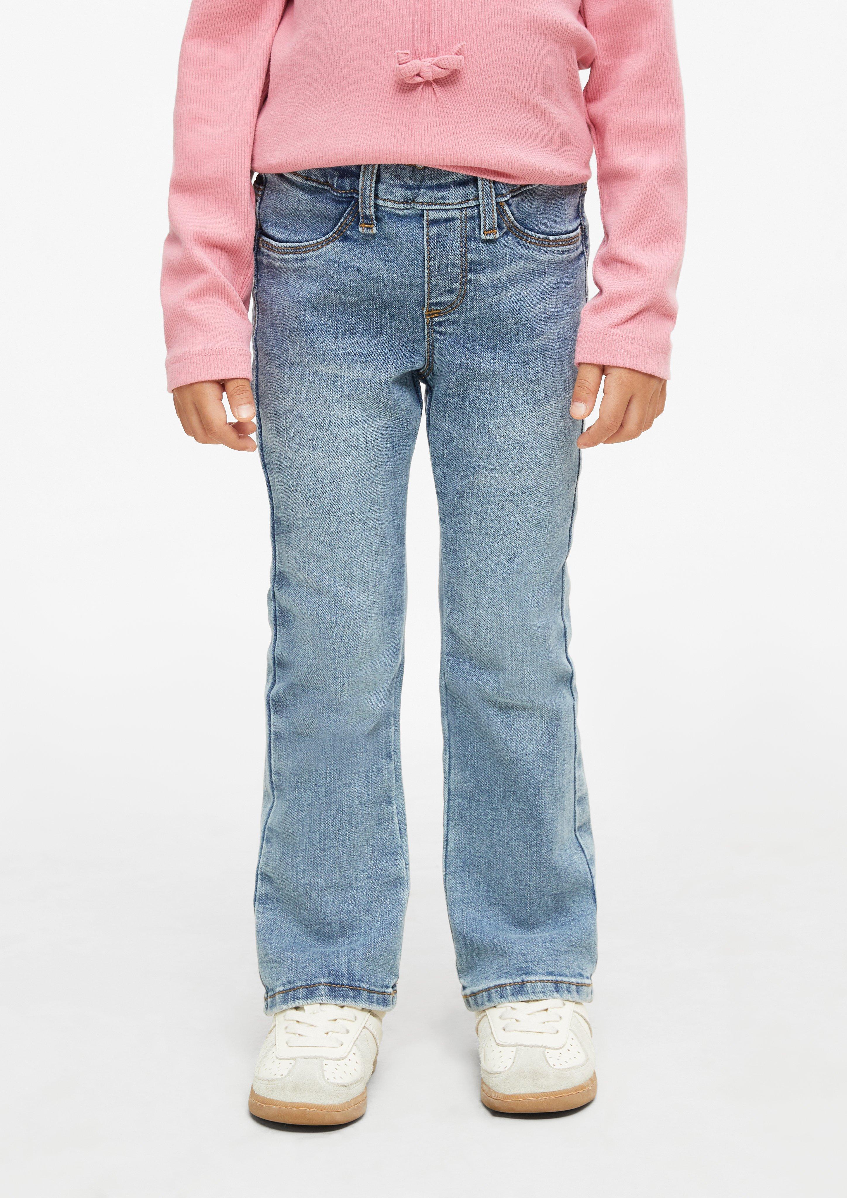 Junior Jean BETSY / Coupe classique / Taille mi-haute / Jambe évasée en bleu de s.Oliver