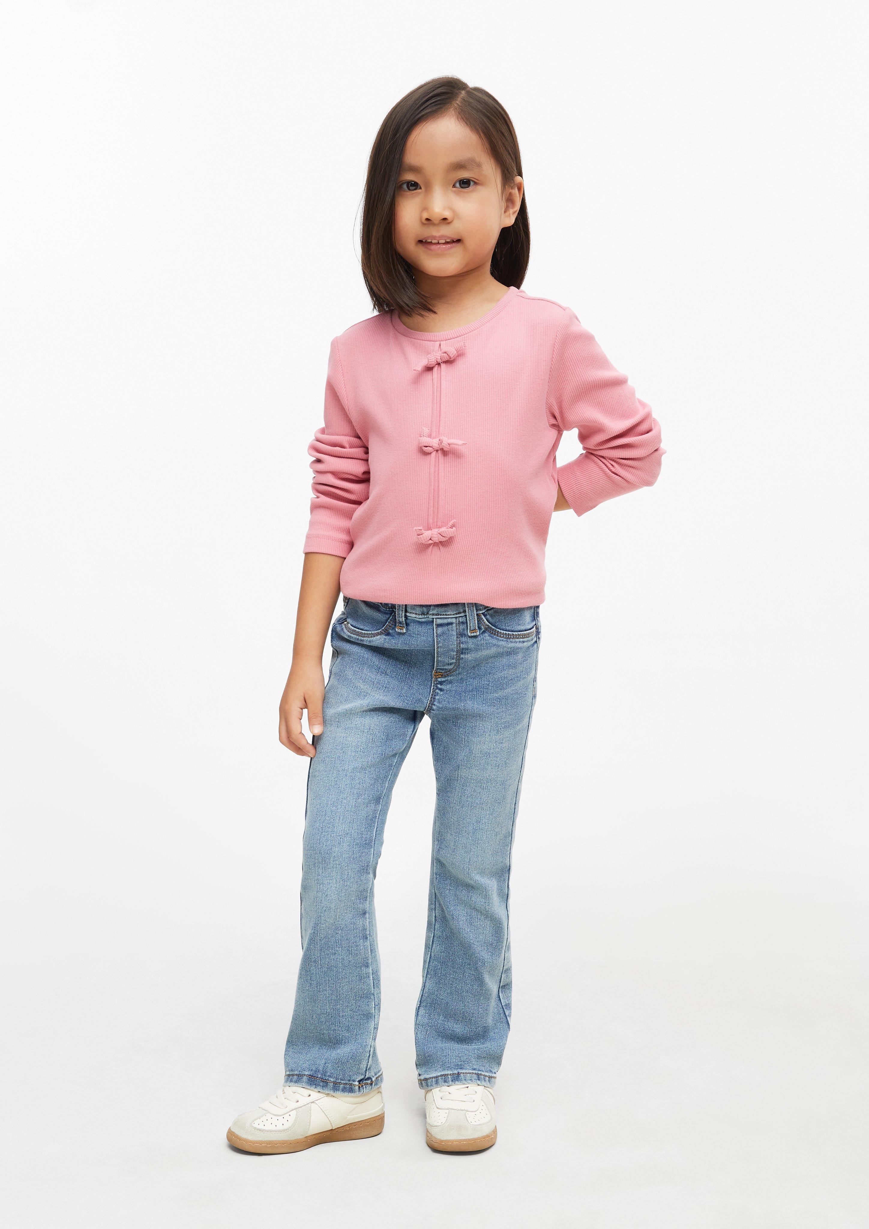 Junior Jean BETSY / Coupe classique / Taille mi-haute / Jambe évasée en bleu de s.Oliver