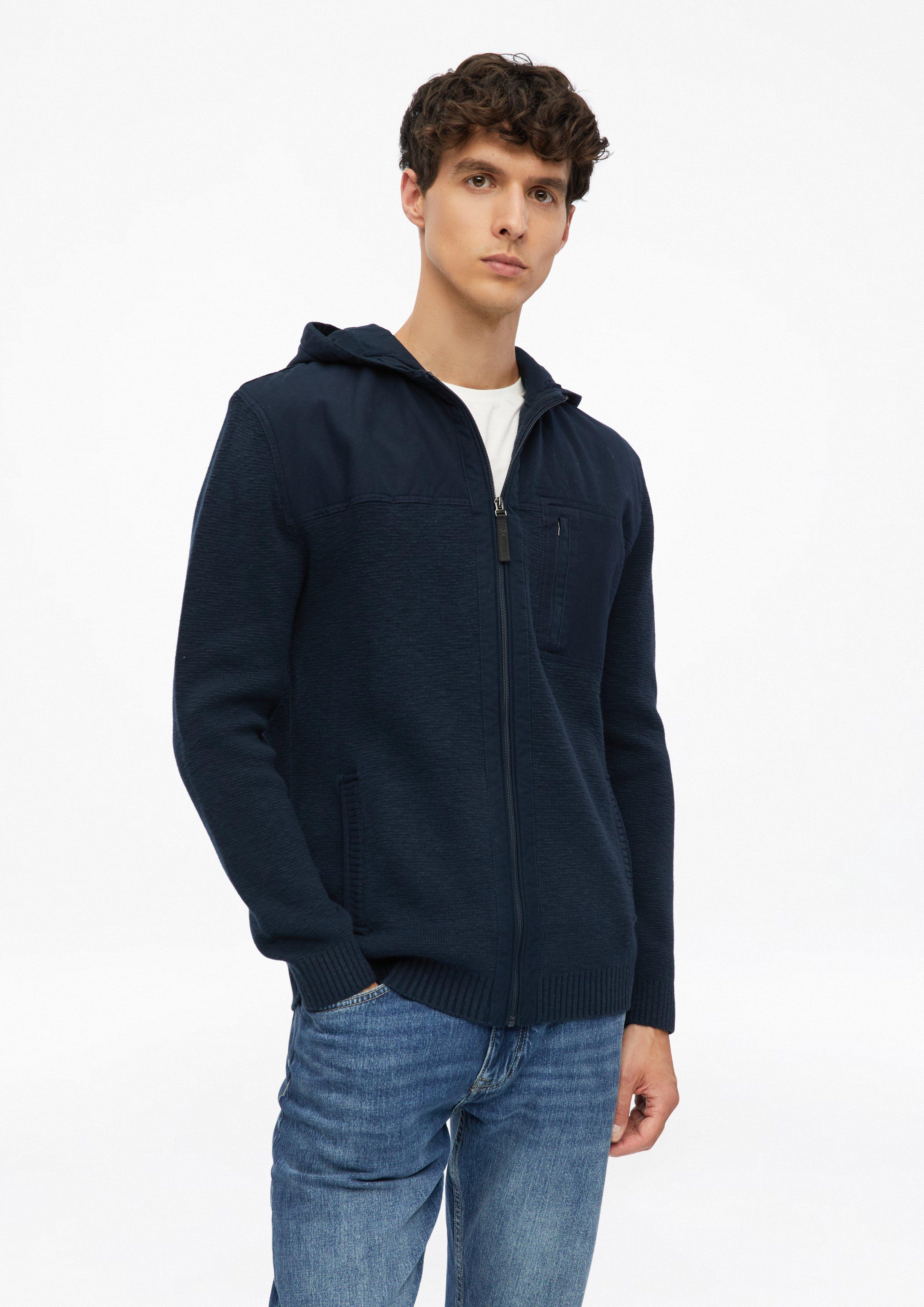 Veste en tricot en bleu marine de s.Oliver