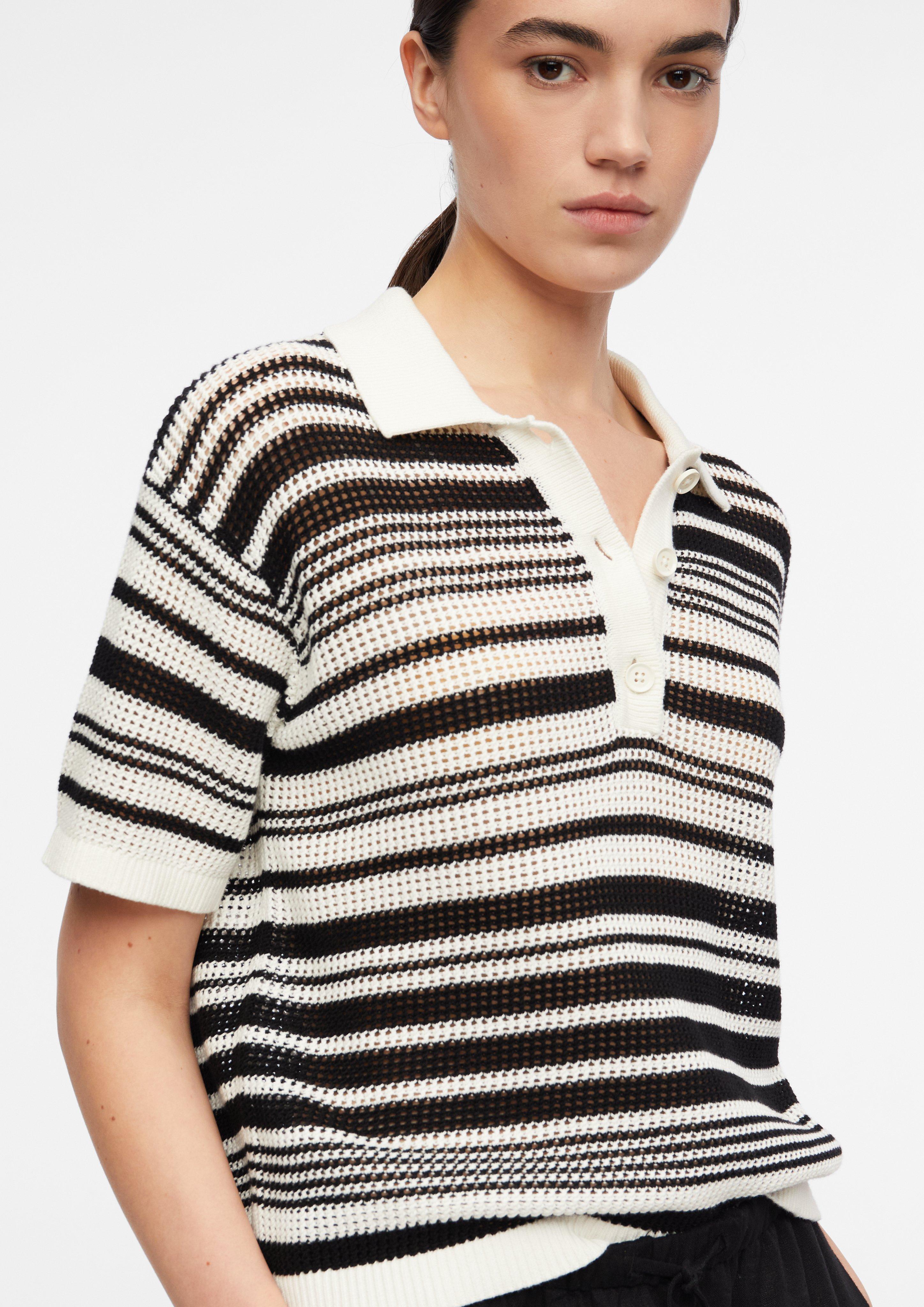 Strickpullover in schwarz von COMMA