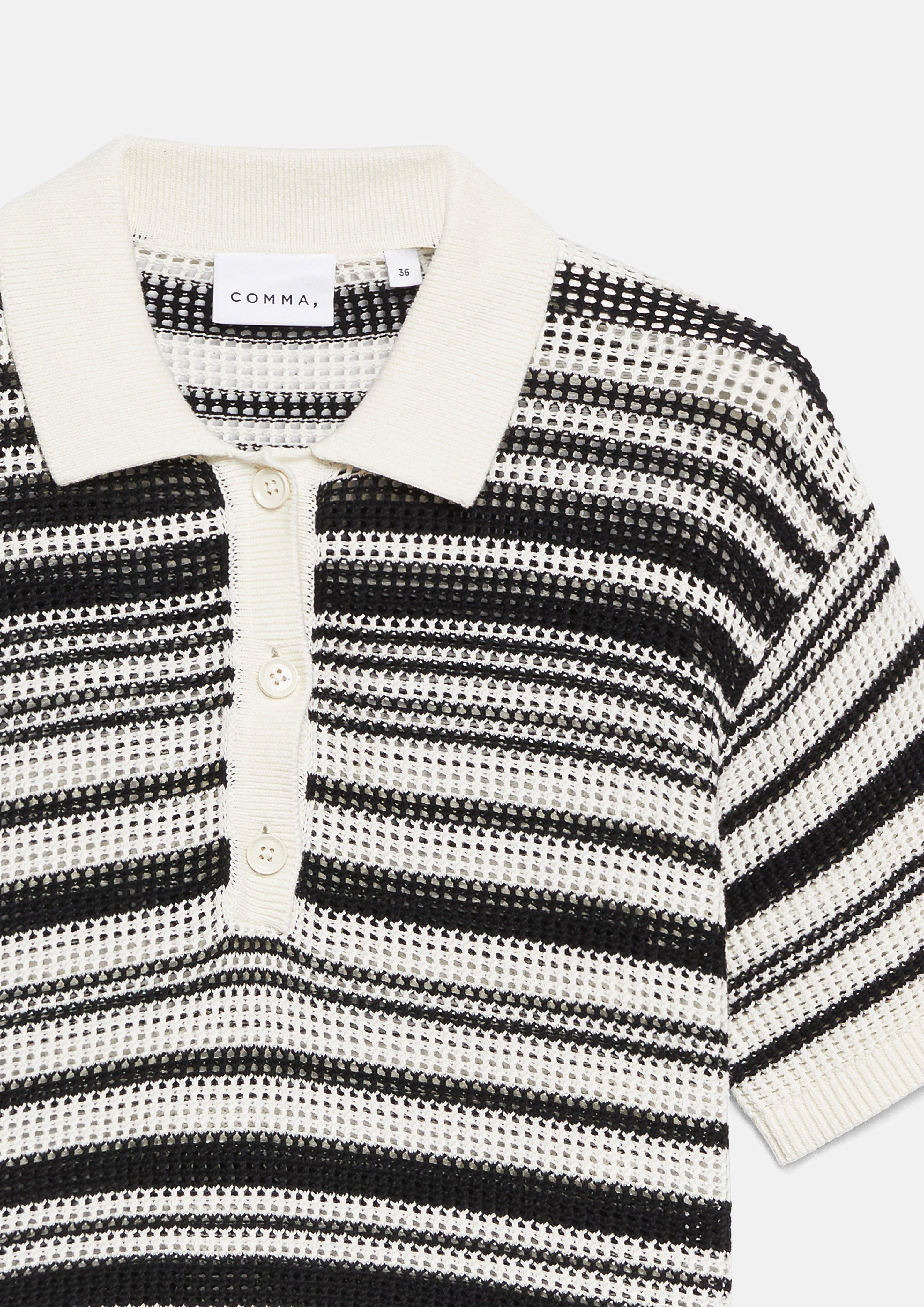 Strickpullover in schwarz von COMMA