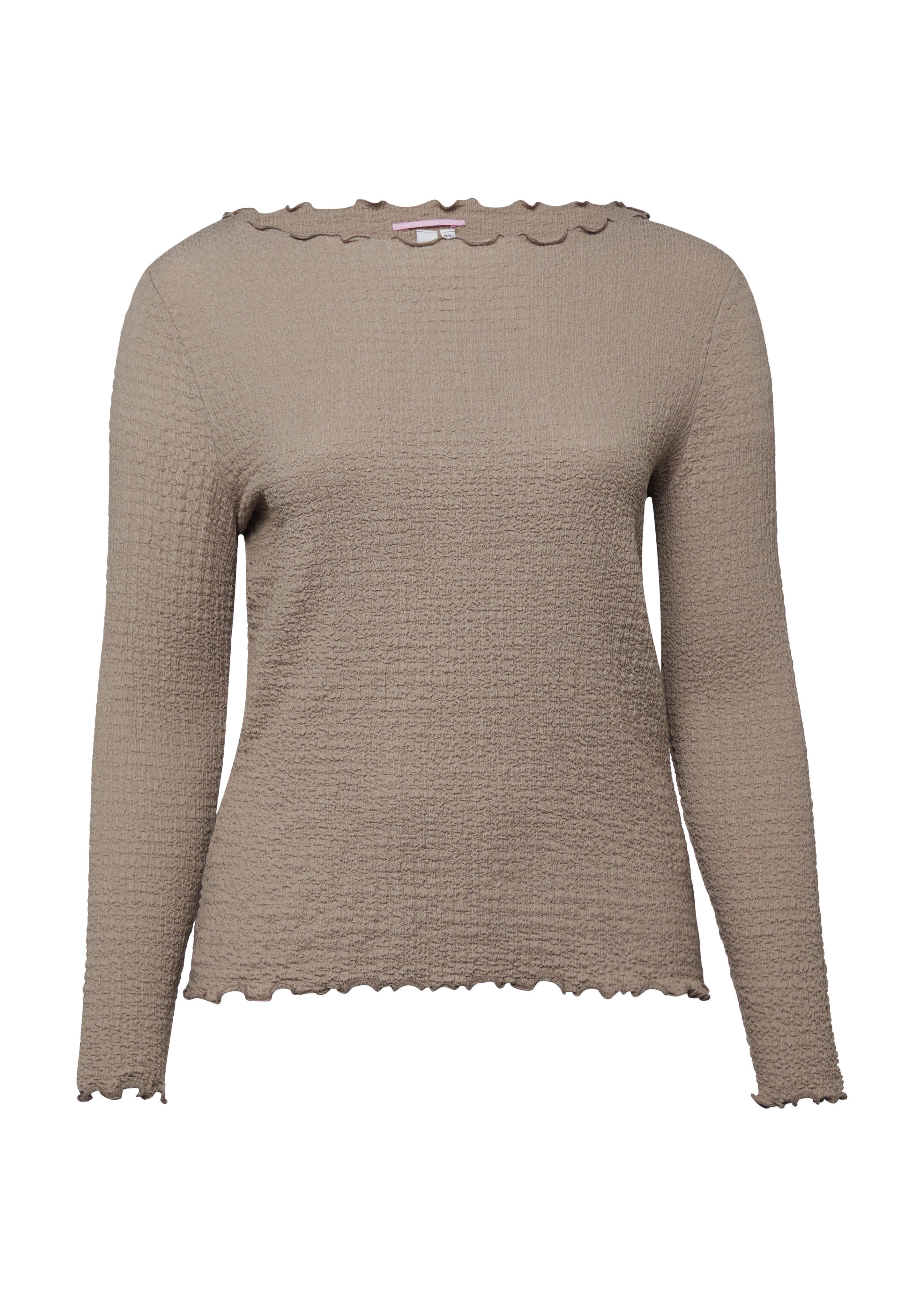 Strukturiertes Langarmshirt