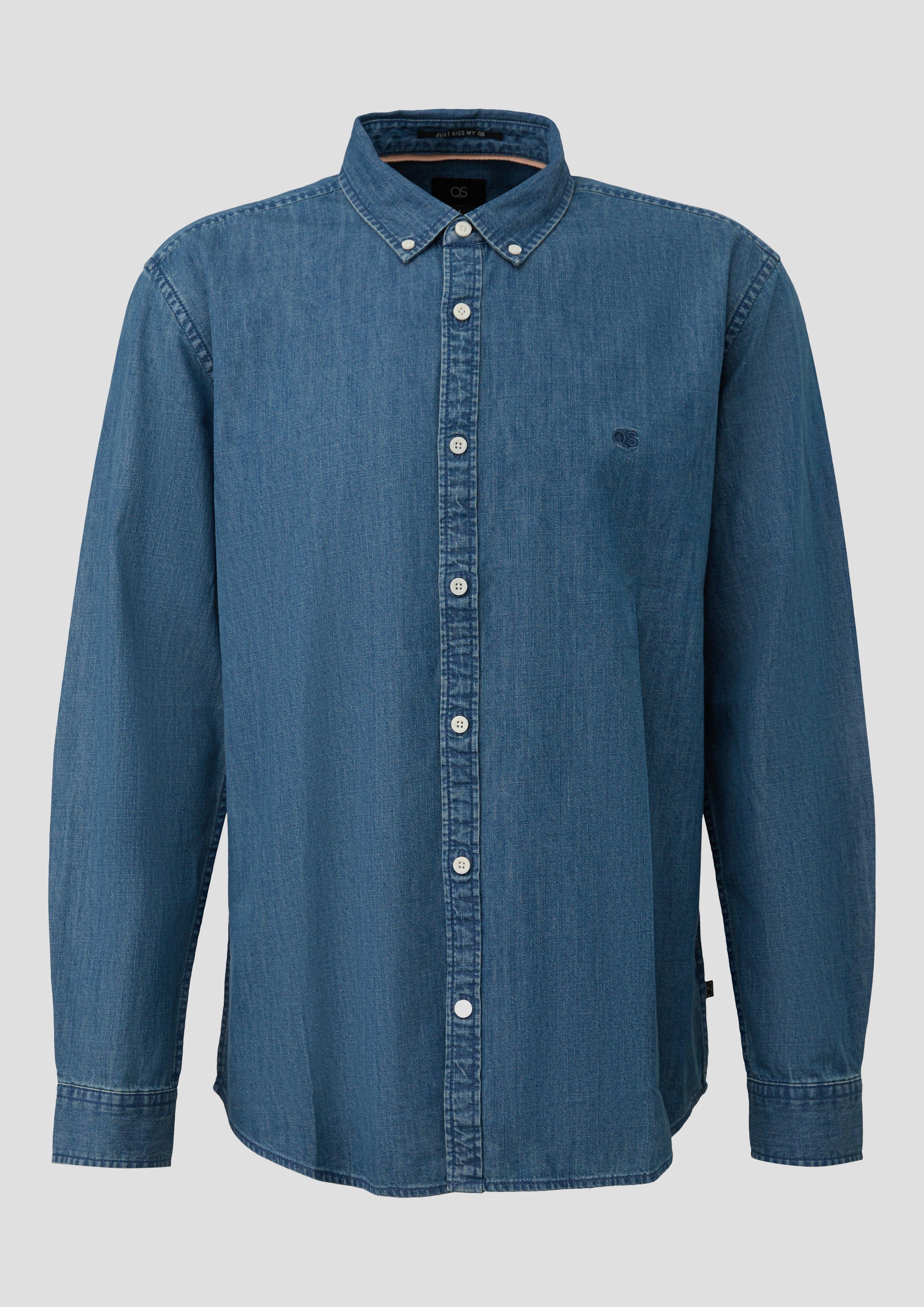 Herren Hemd in blau von QS