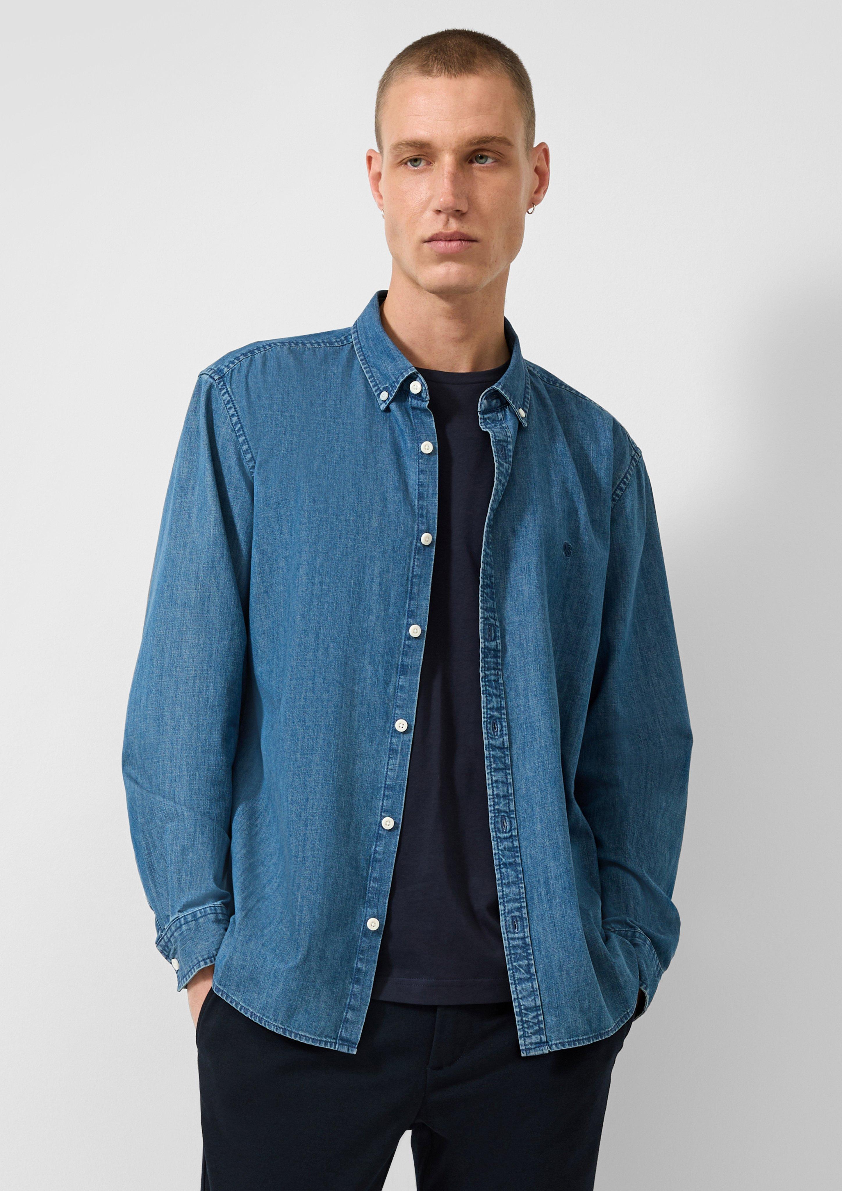 Herren Hemd in blau von QS