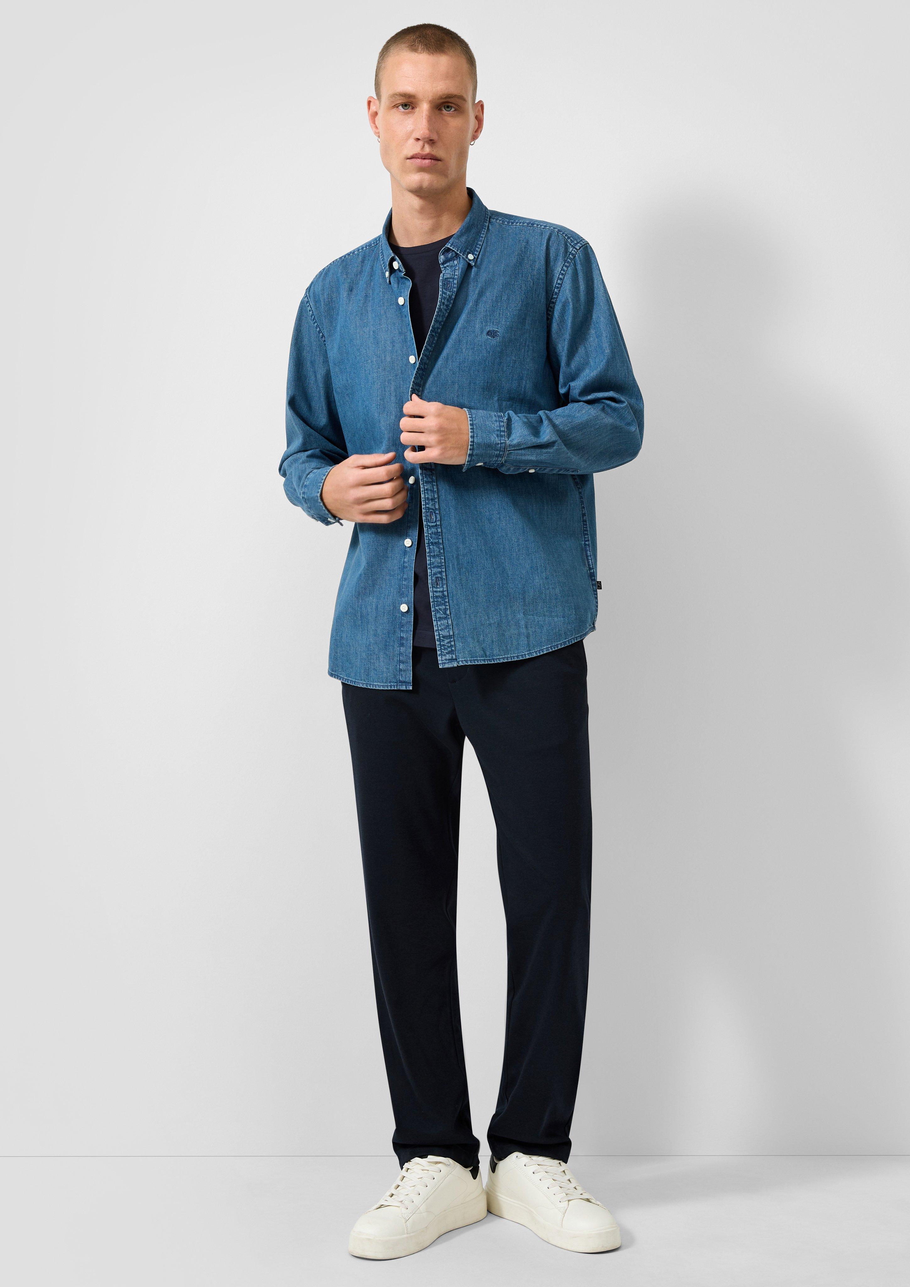 Herren Hemd in blau von QS