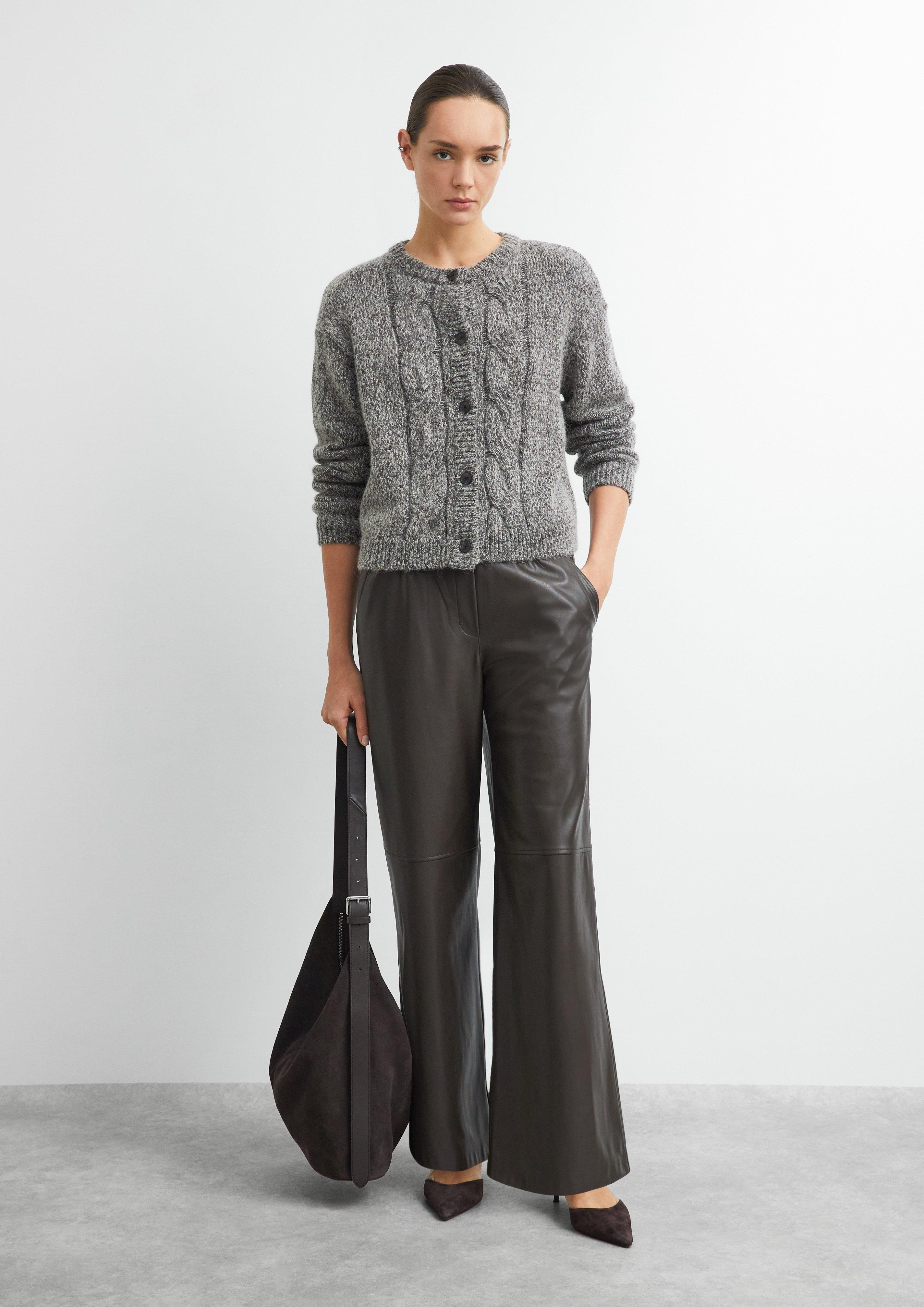 Strickjacke in grau von COMMA