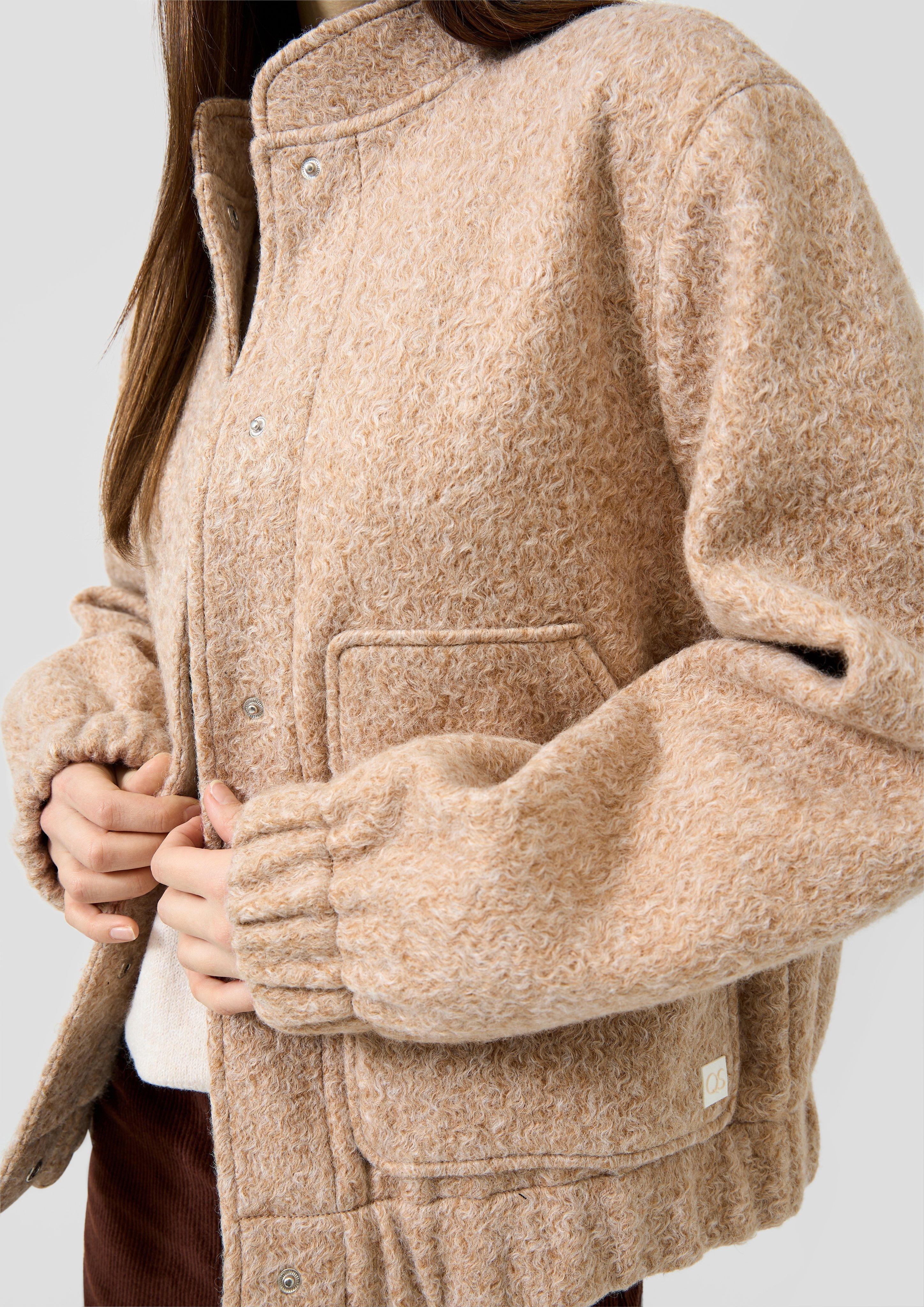 Femmes Veste d'extérieur en brun de QS