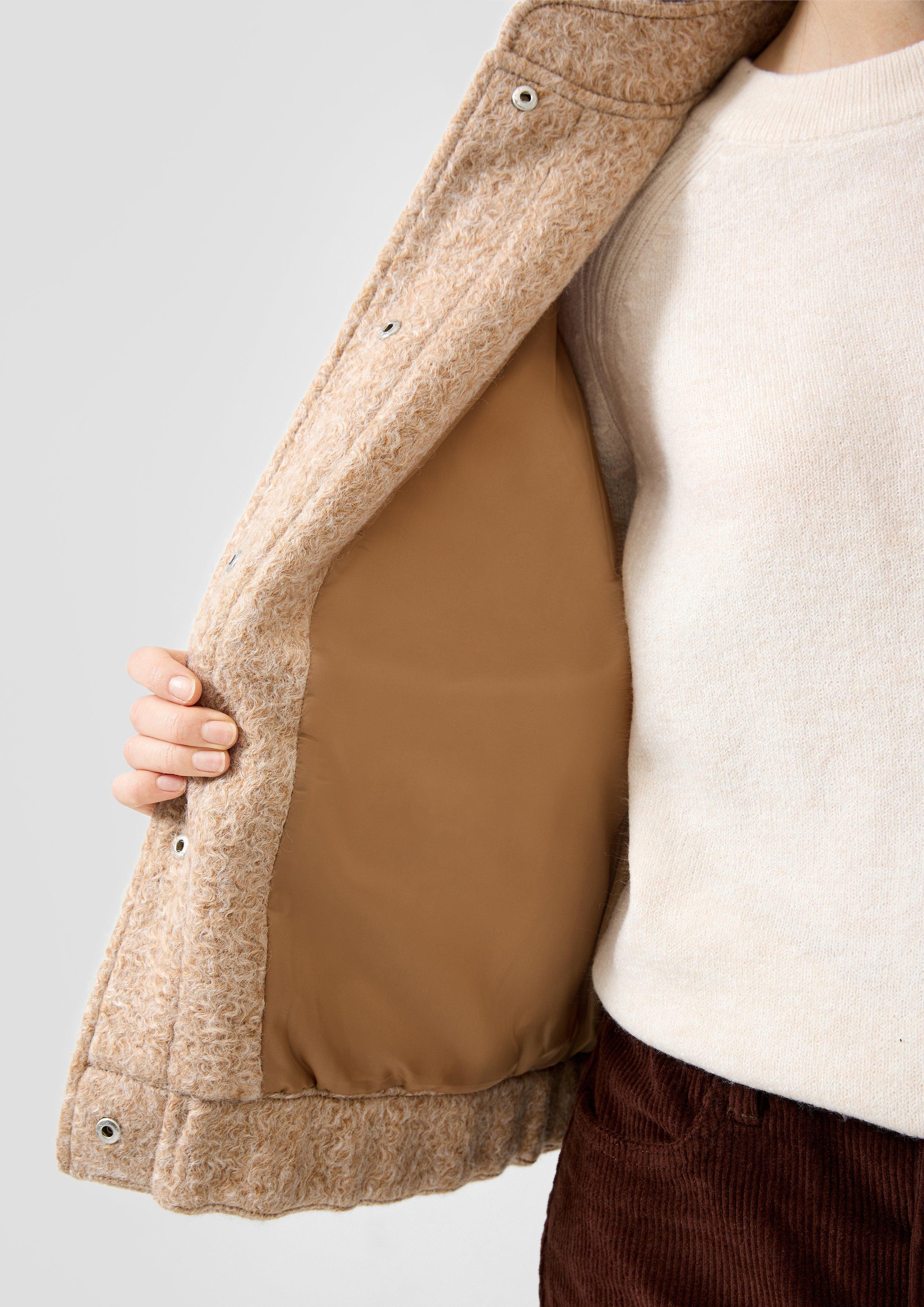 Femmes Veste d'extérieur en brun de QS