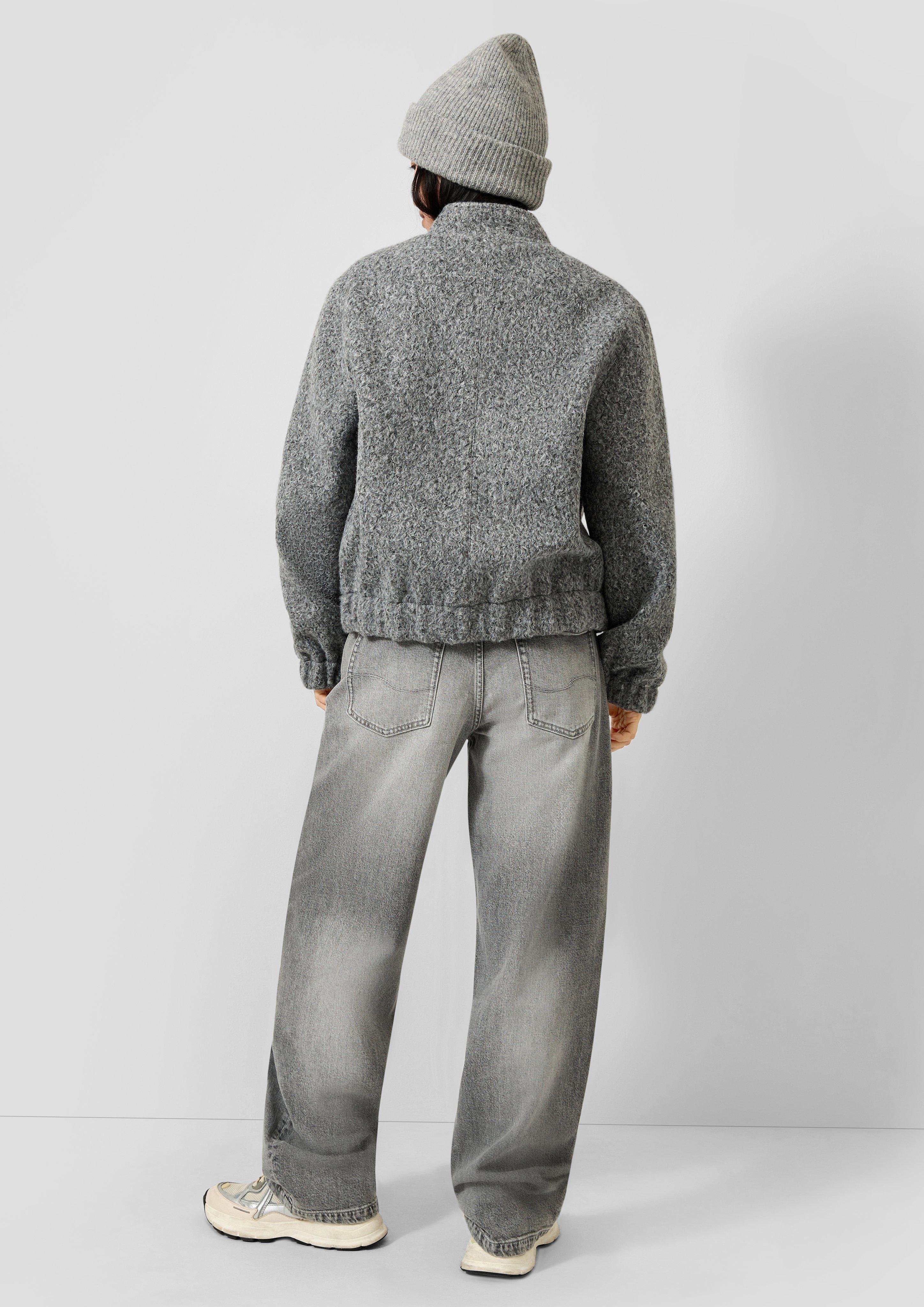 Femmes Veste d'extérieur en gris de QS