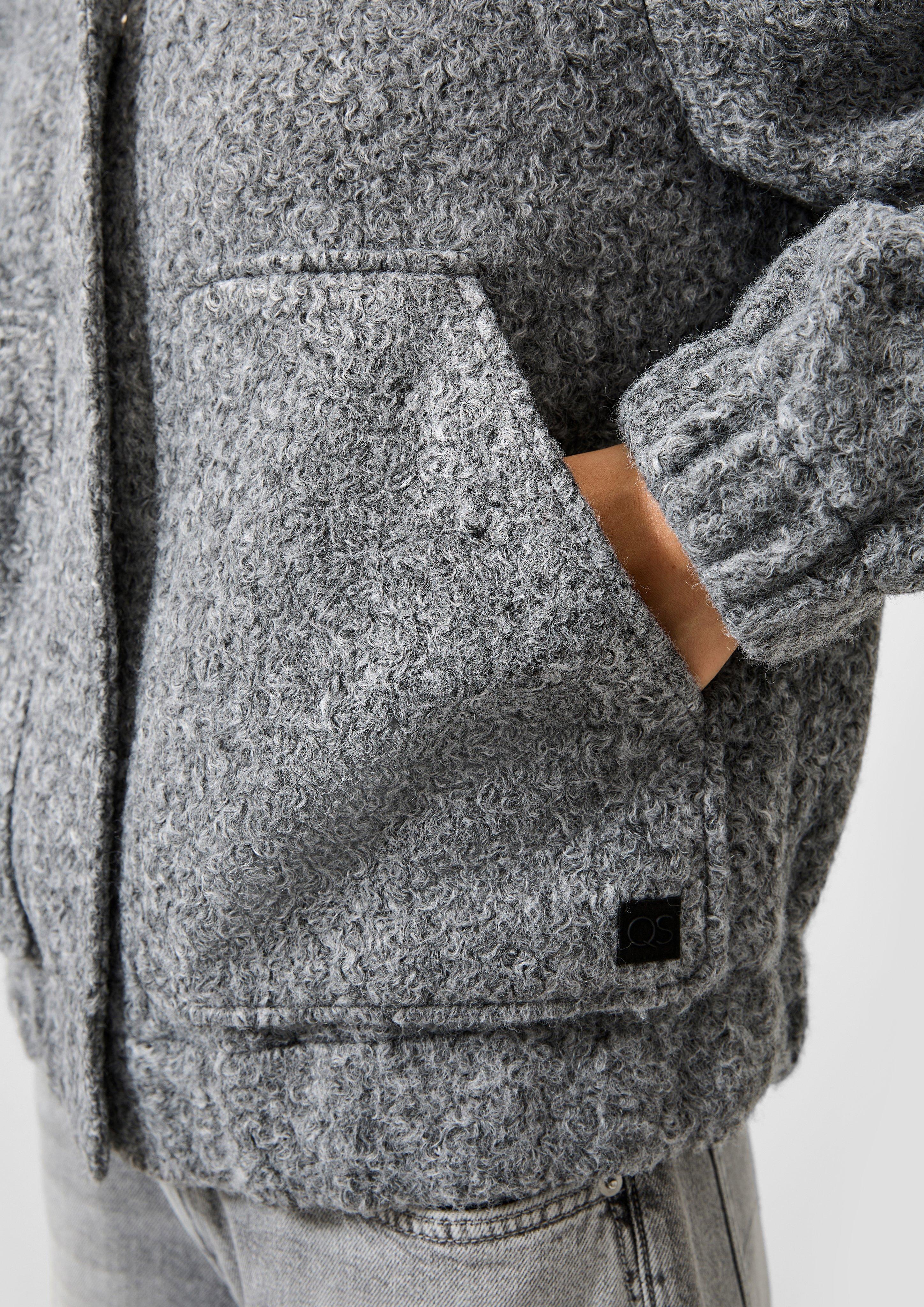 Femmes Veste d'extérieur en gris de QS