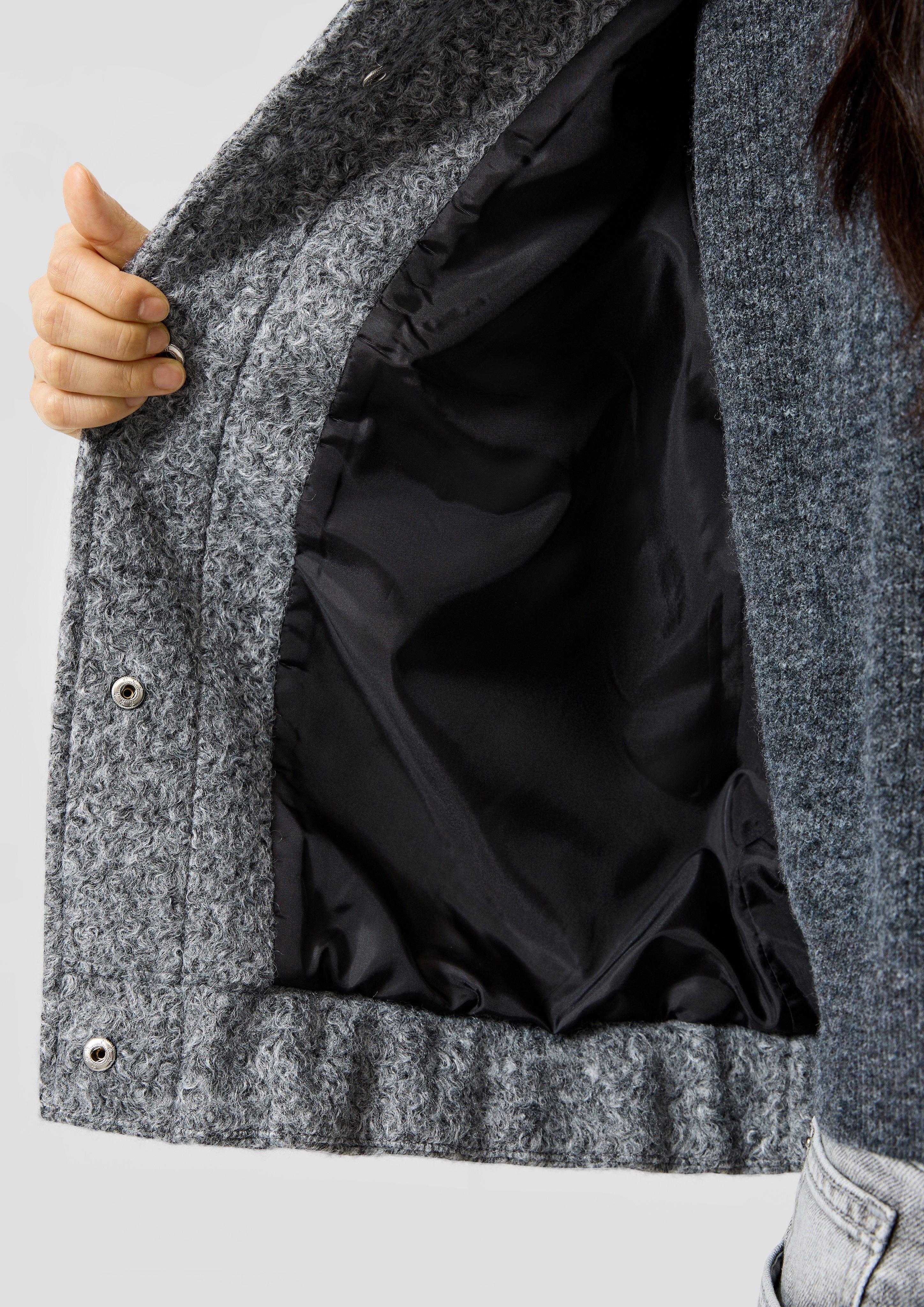 Femmes Veste d'extérieur en gris de QS