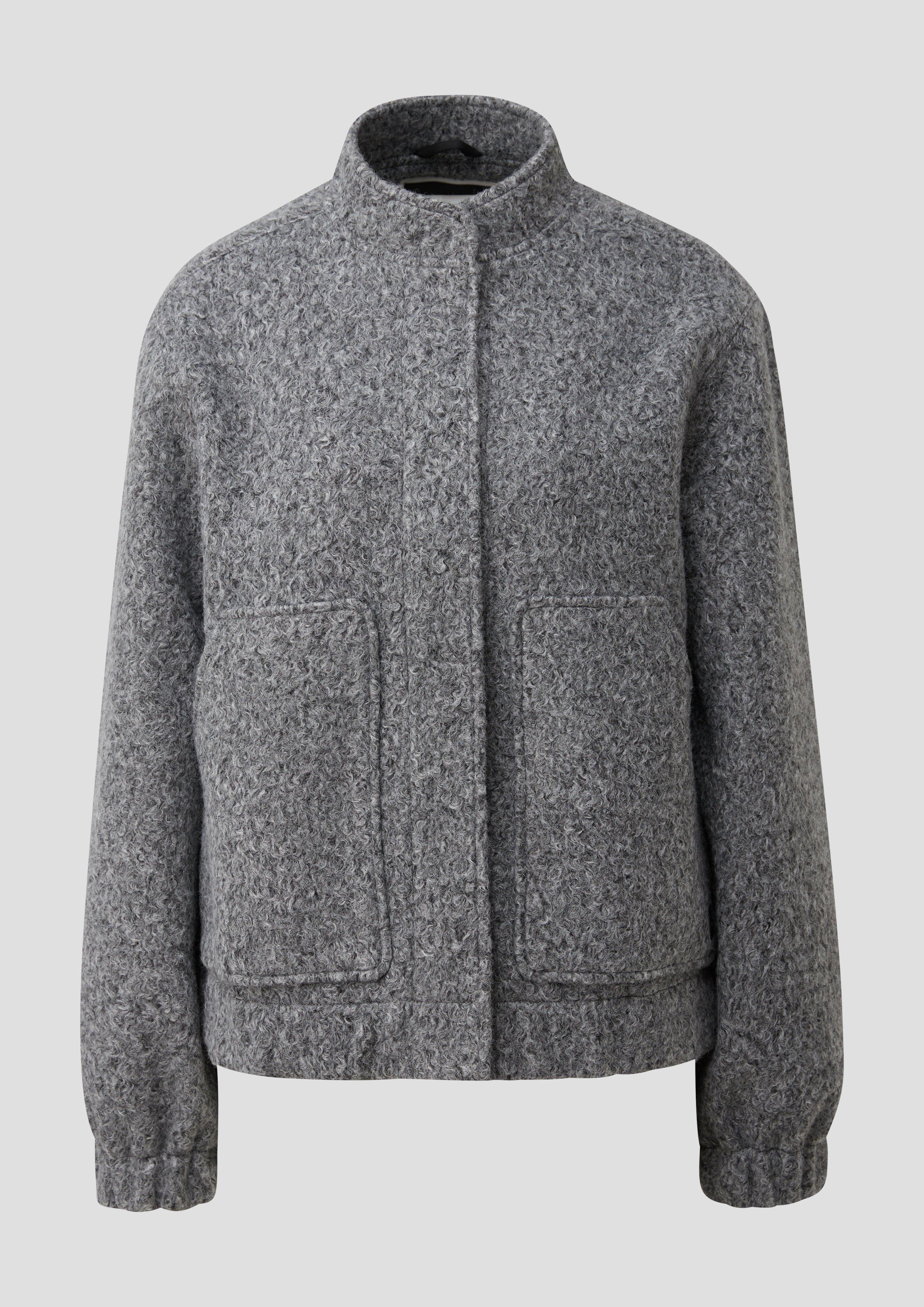 Femmes Veste d'extérieur en gris de QS