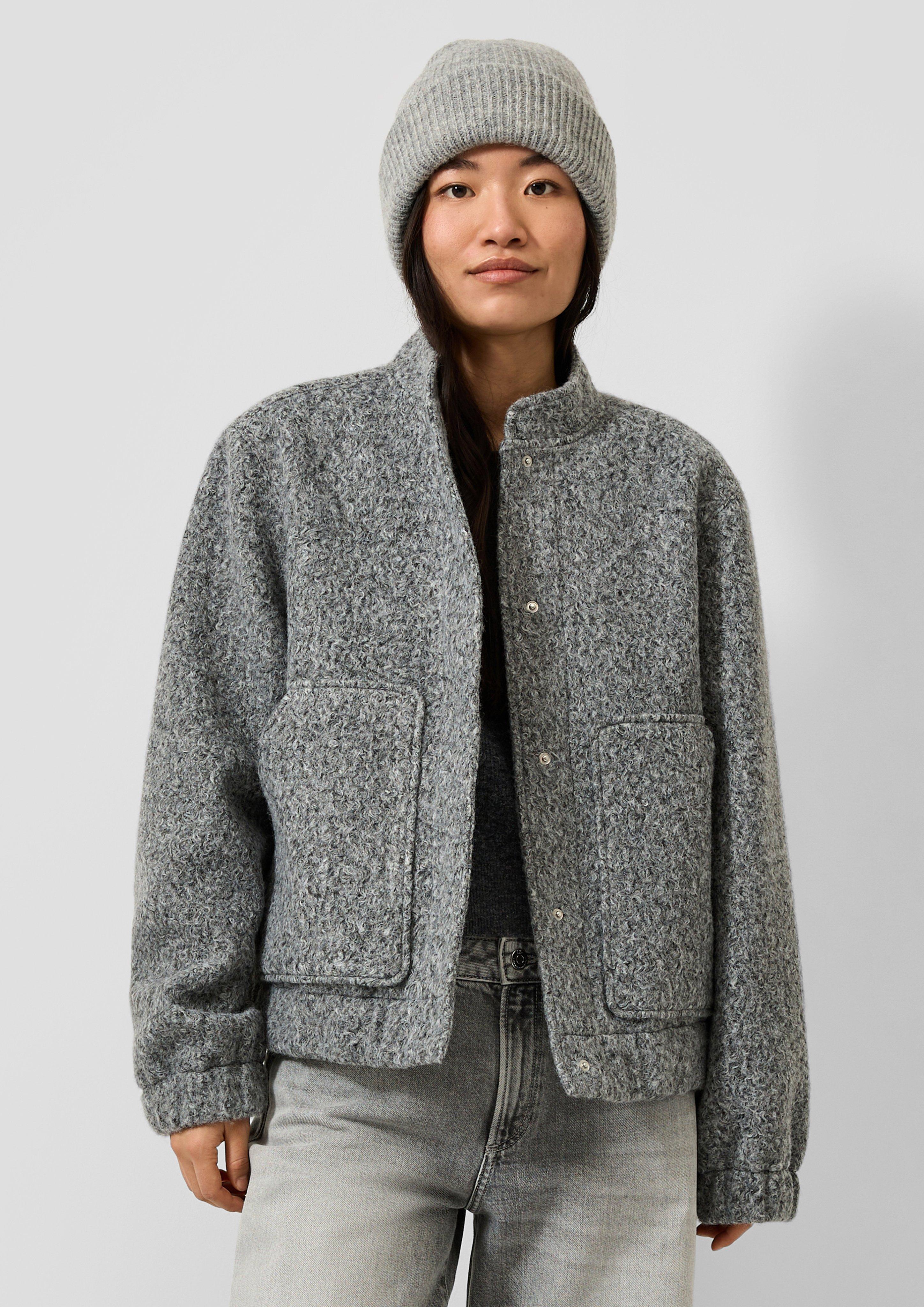 Veste d'extérieur en gris de QS