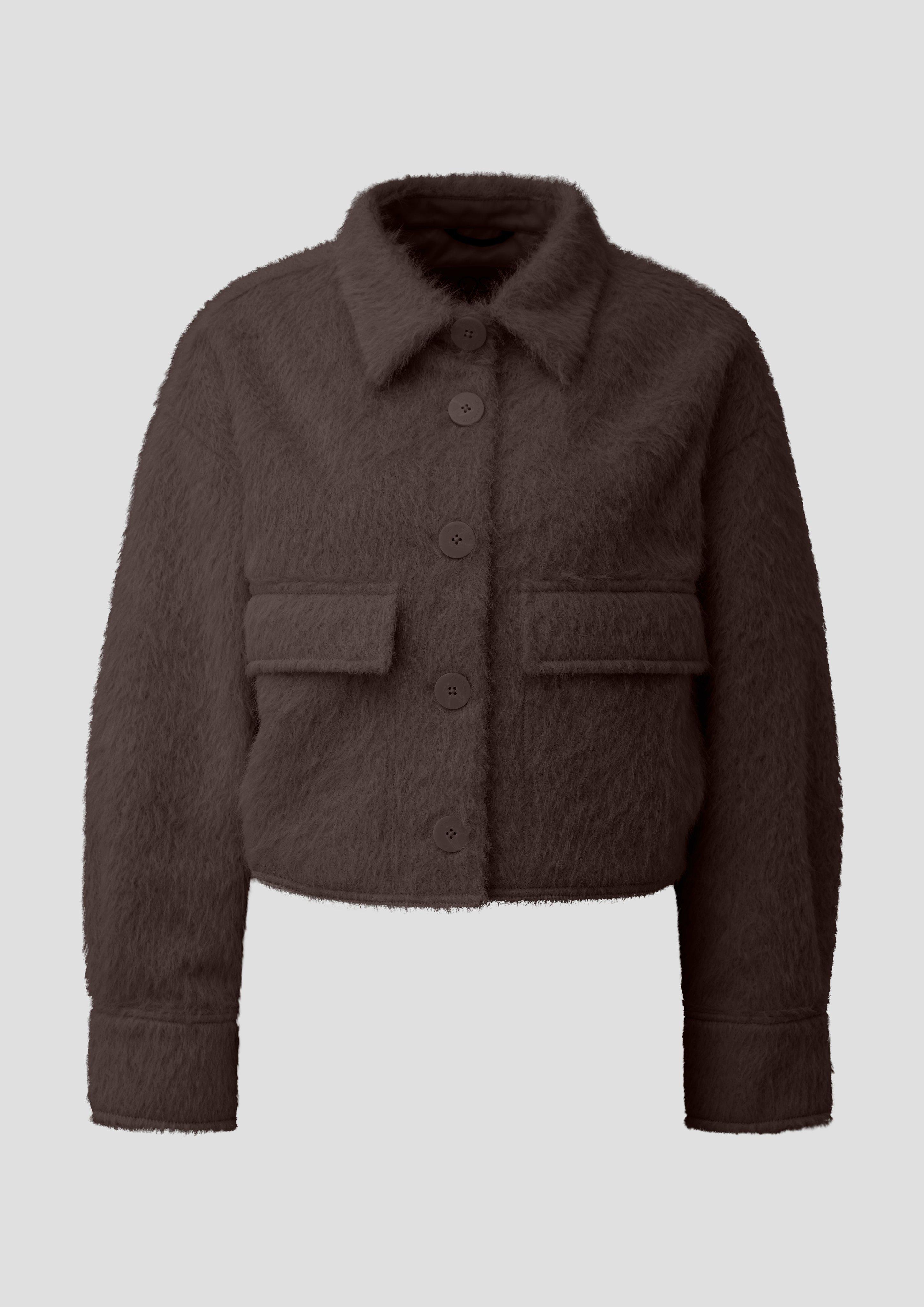 Femmes Veste d'extérieur en brun de QS