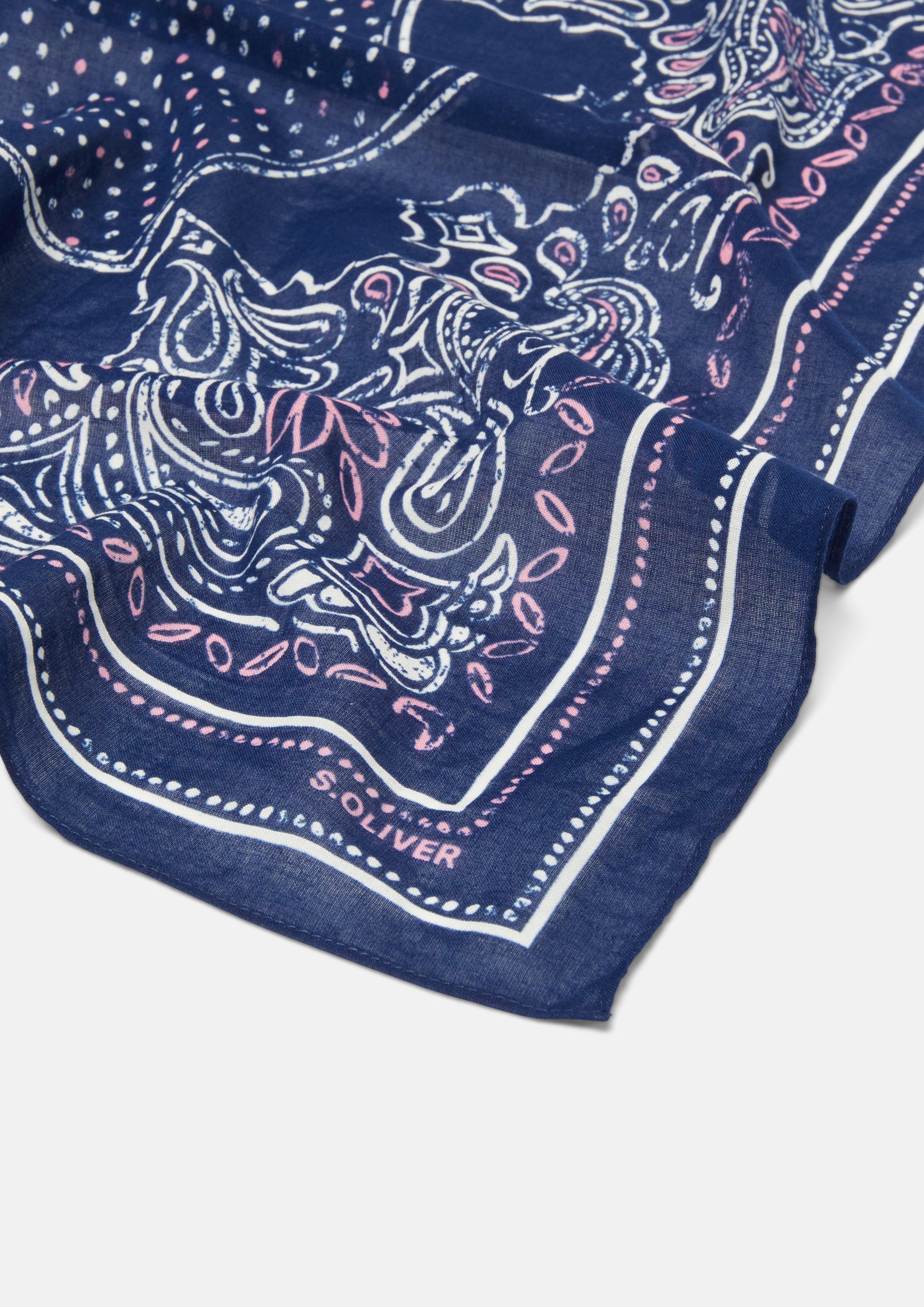 Dames Sjaal in blauw van s.Oliver