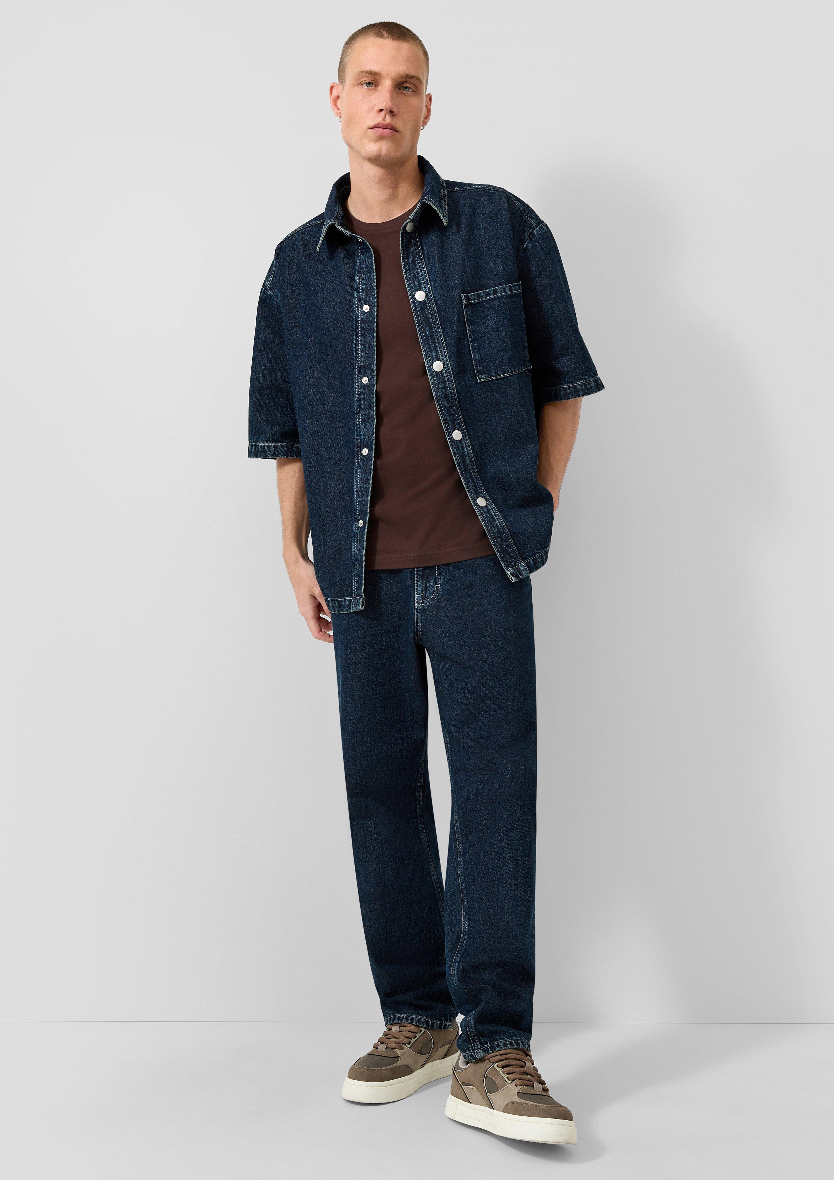 Herren Jeans-Hose in blau von QS