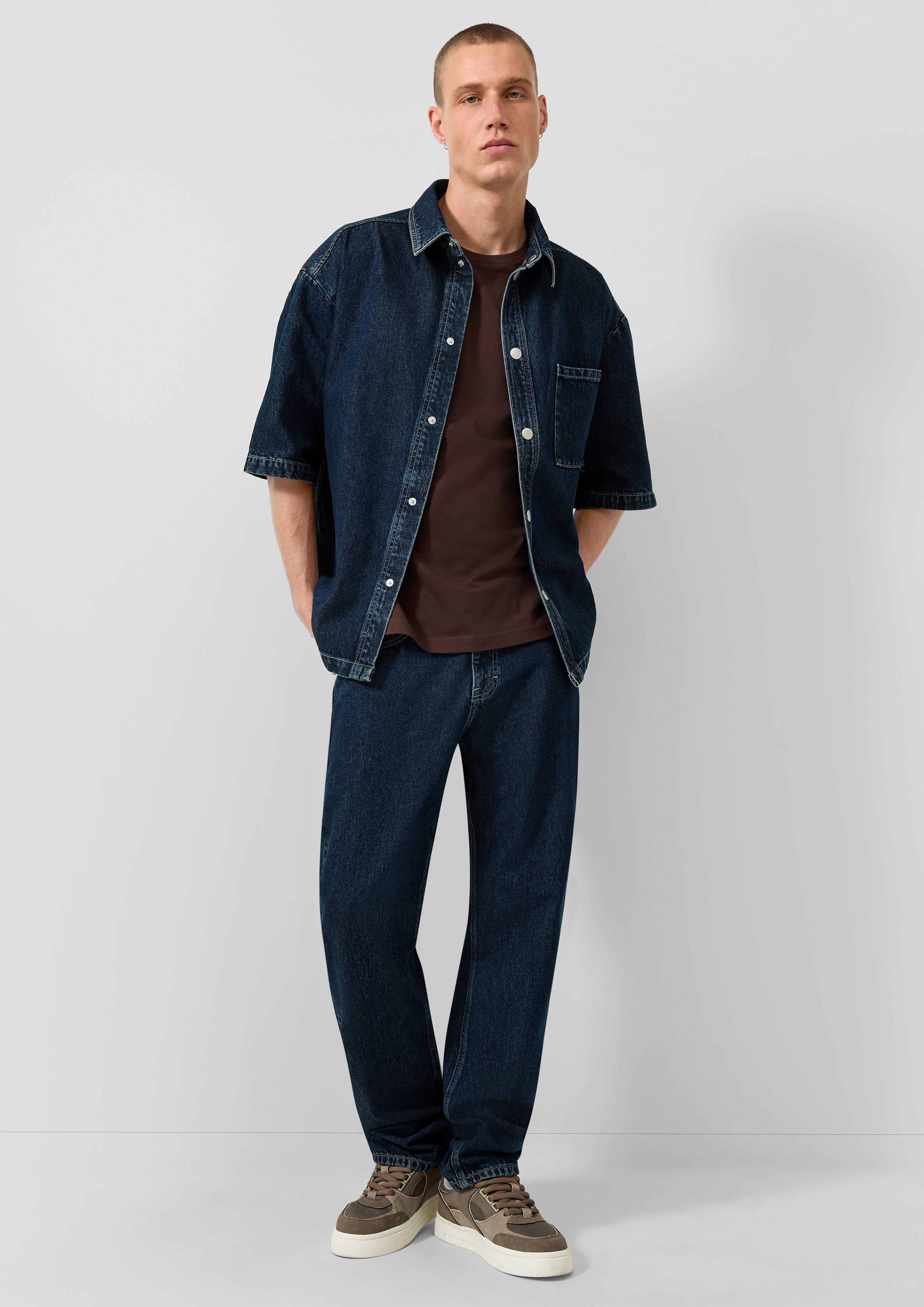 Herren Jeans-Hose in blau von QS
