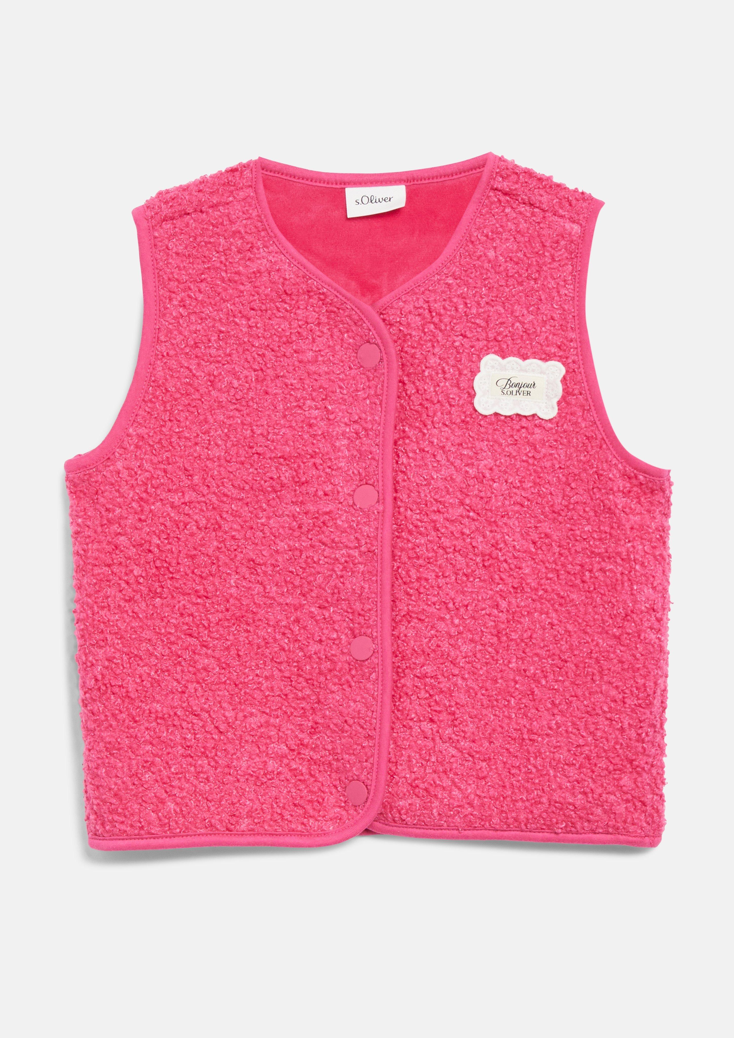 Otroci Telovnik v barvi pink od s.Oliver