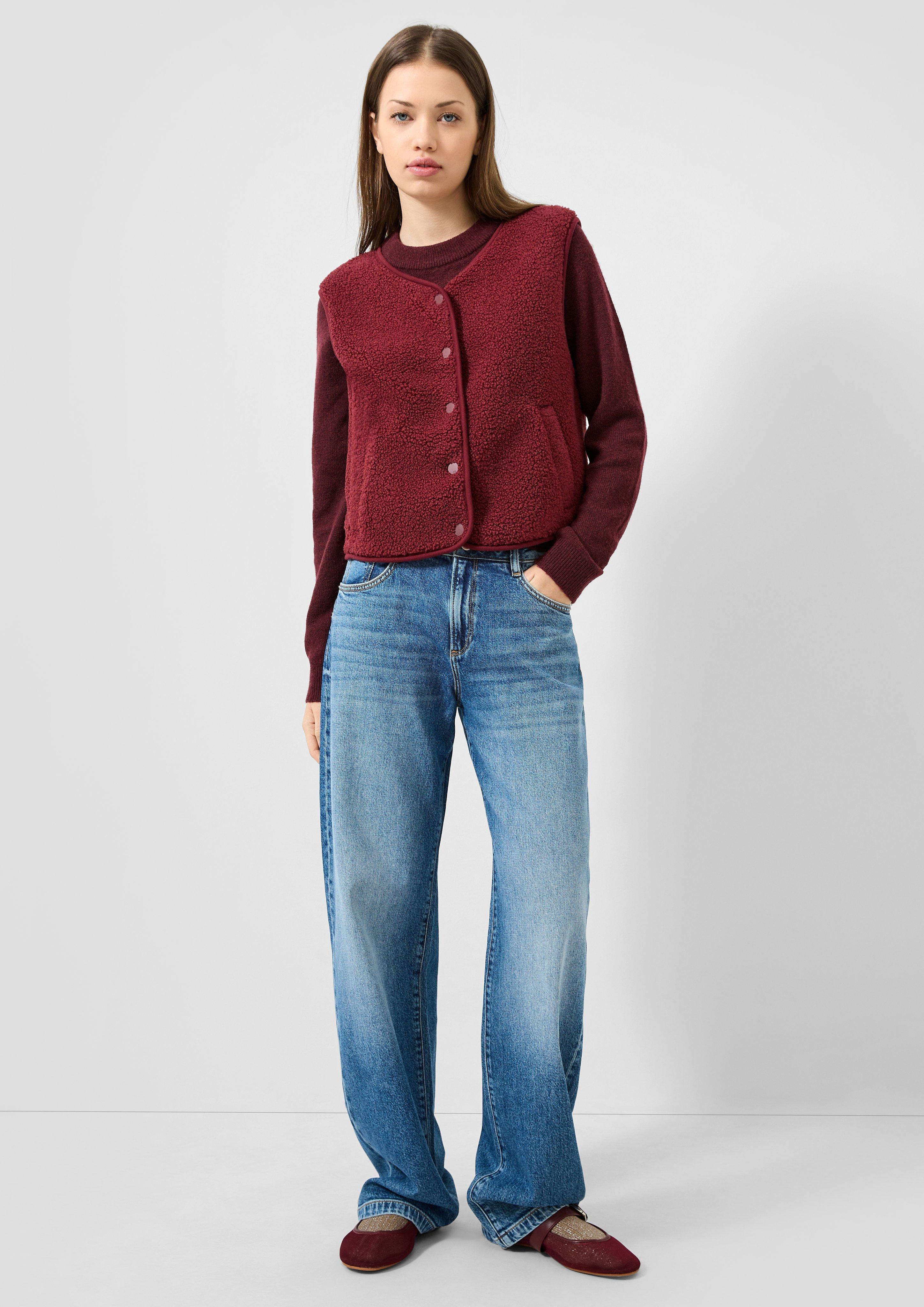 Women Denim trousers in blue by QS