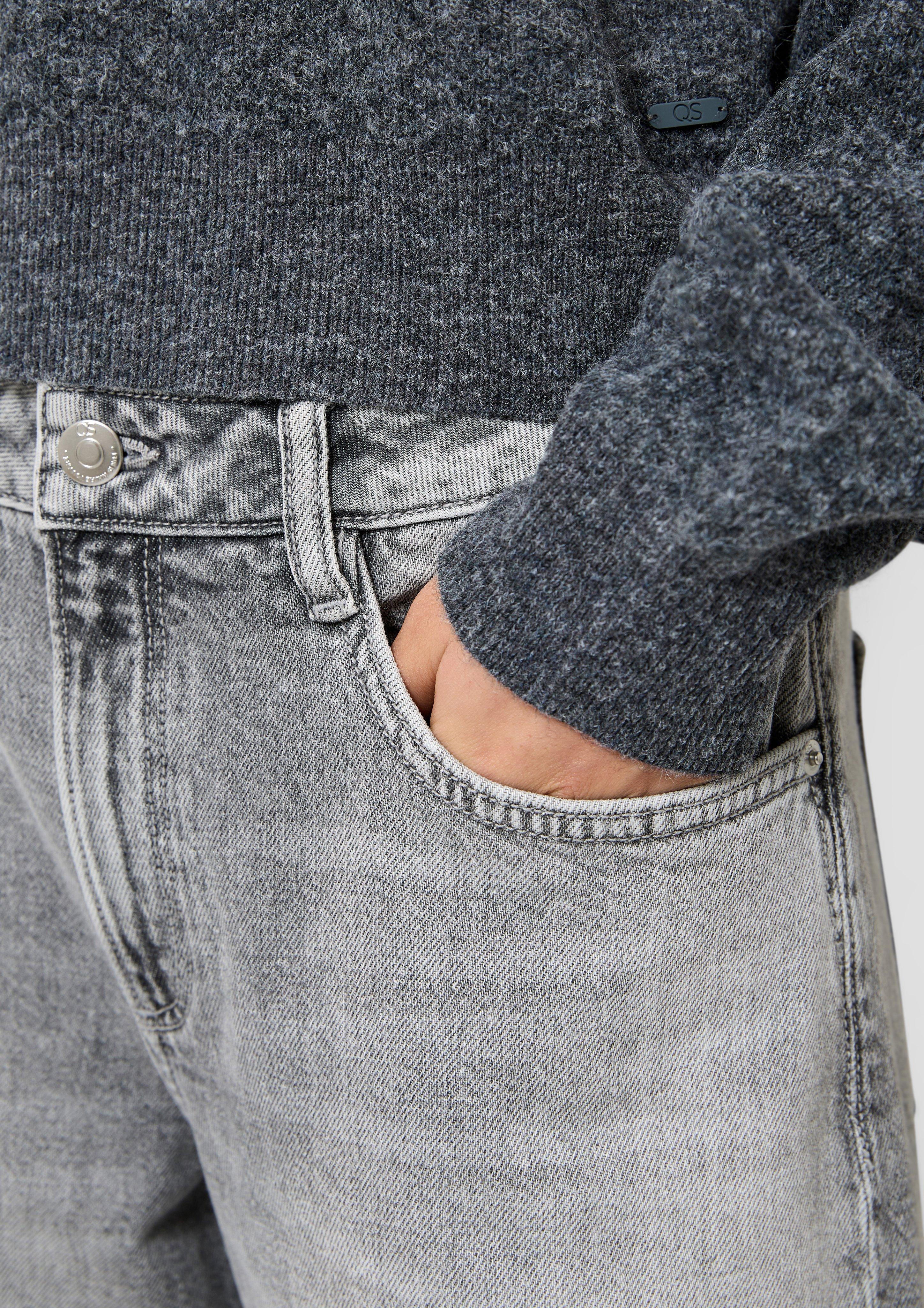 Femmes Pantalon en jean en gris de QS