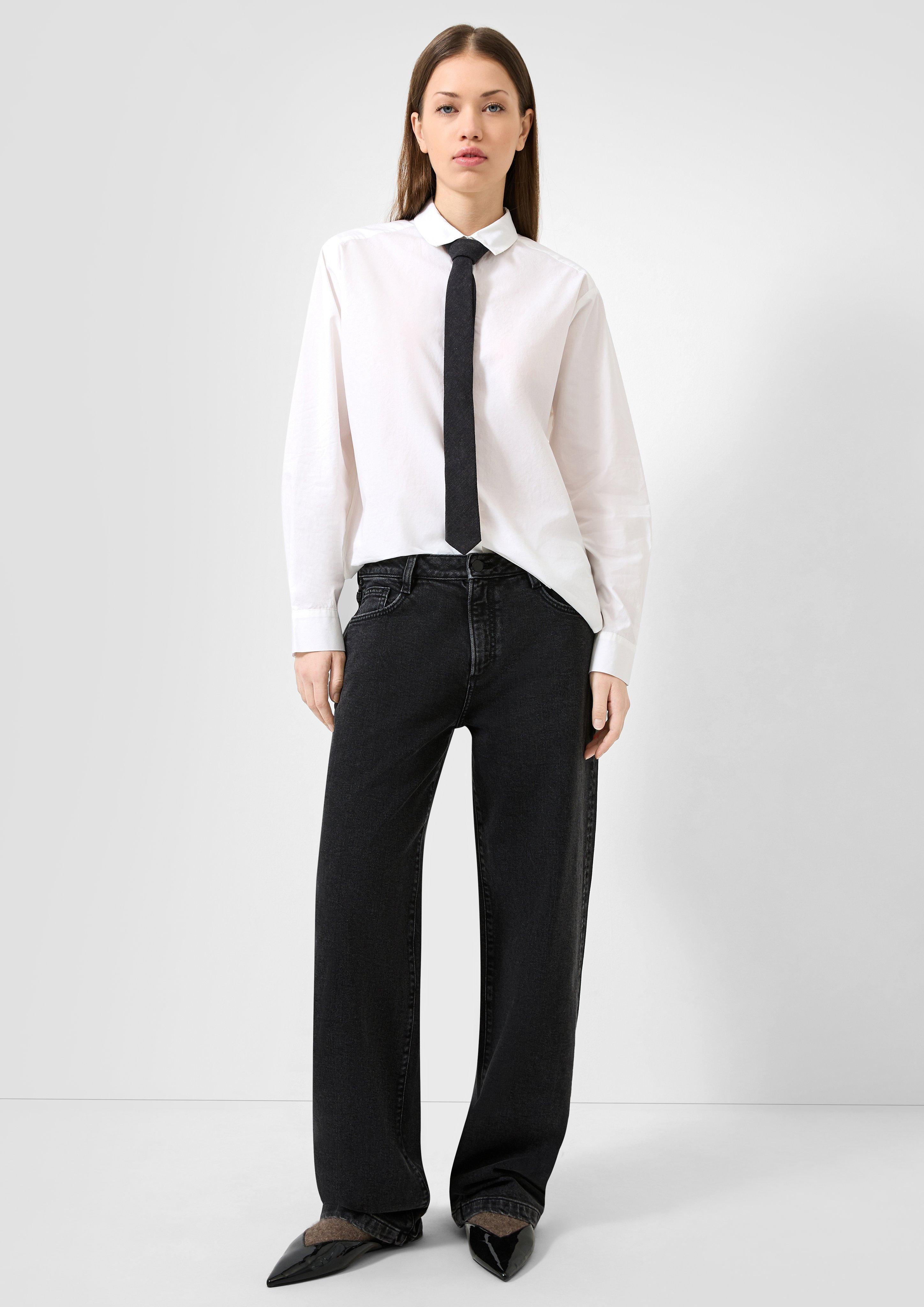 Femmes Pantalon en jean en gris de QS