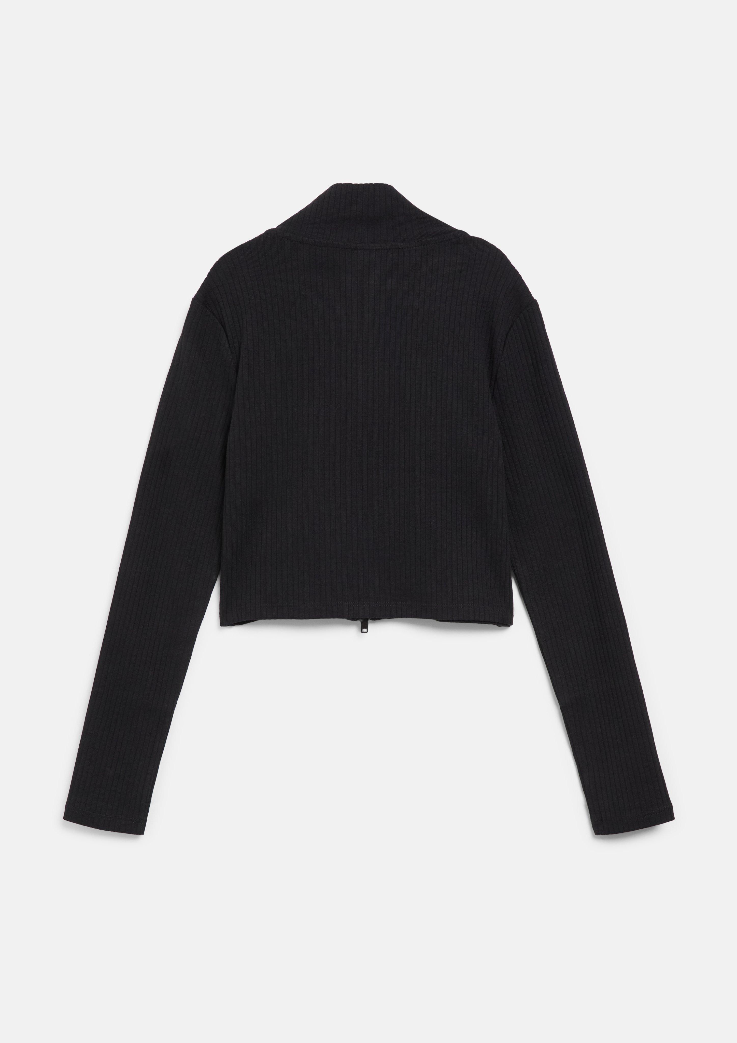 Kinder Sweatshirt Jacke in schwarz von s.Oliver