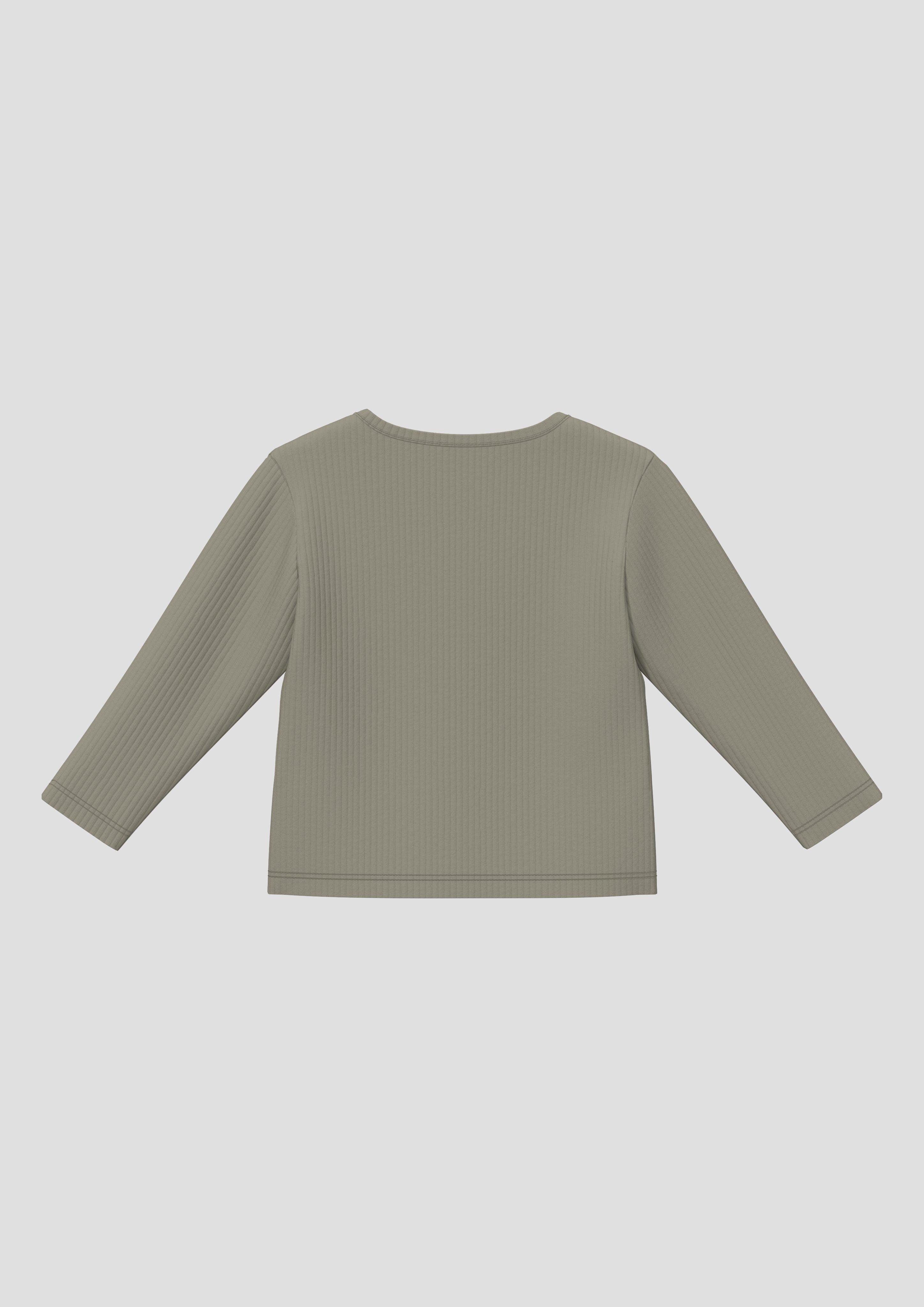 Junior T-shirt in olijfgroen van s.Oliver