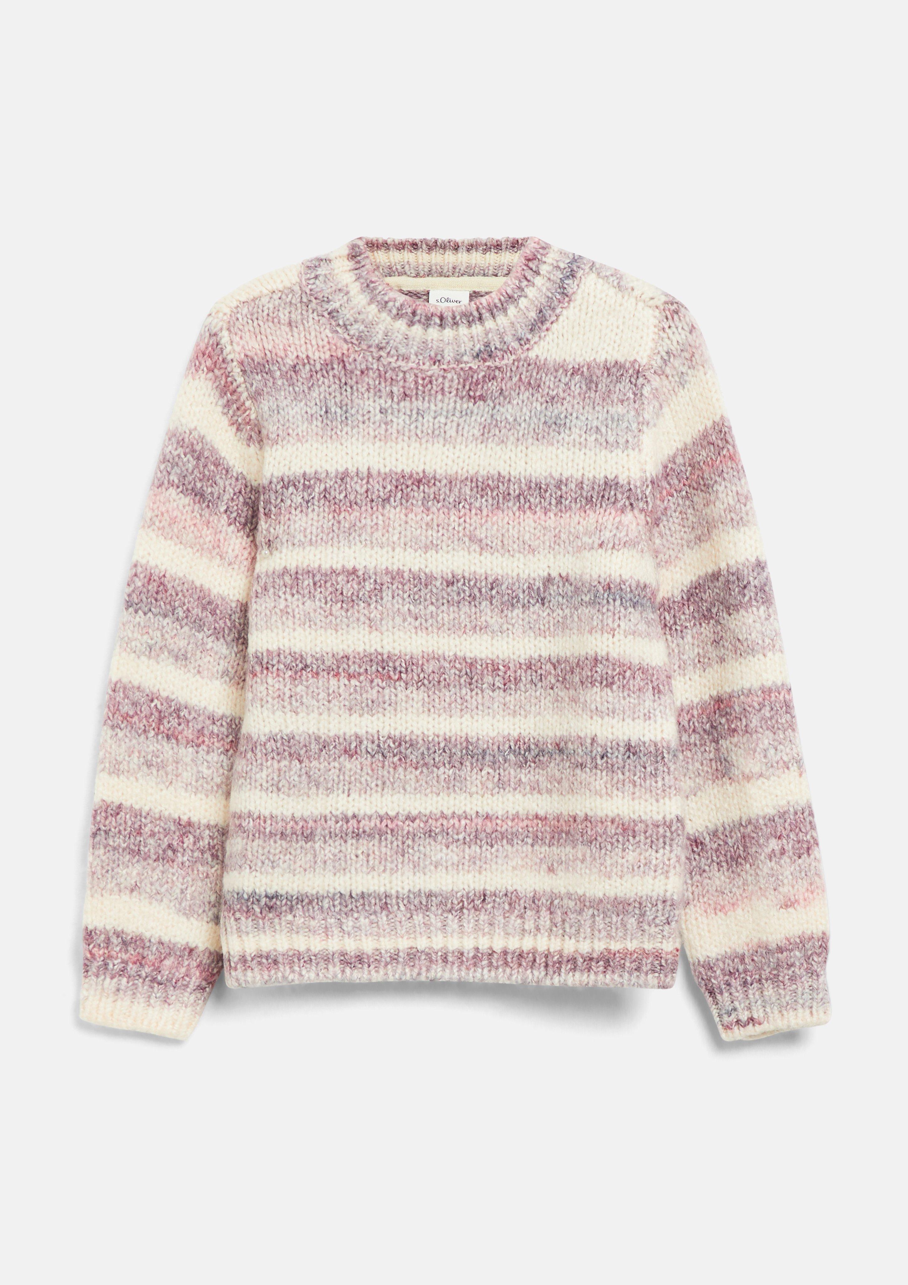 Kinder Kuscheliger Strickpullover in helles beige von s.Oliver