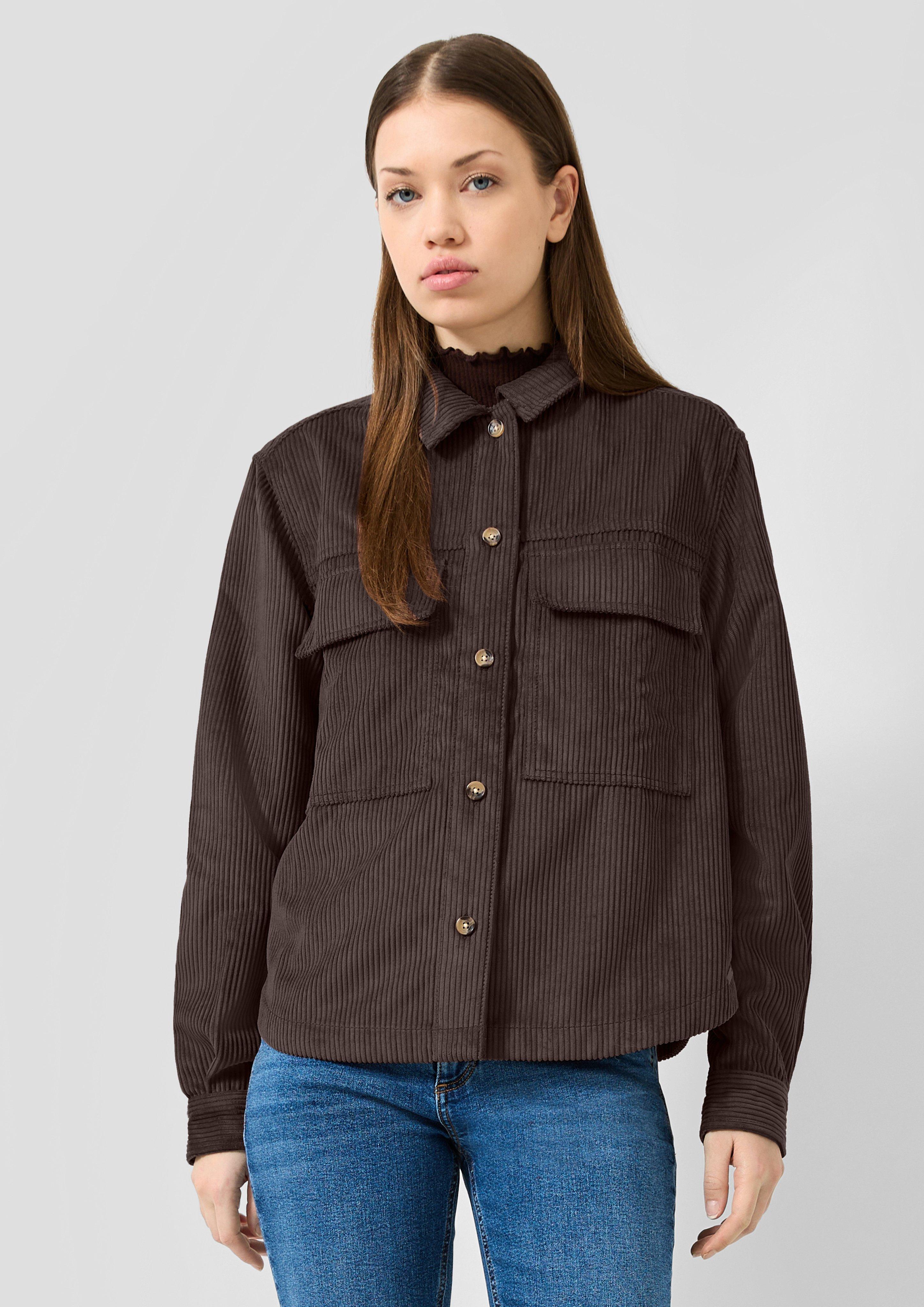 Femmes Blouse en marron foncé de QS