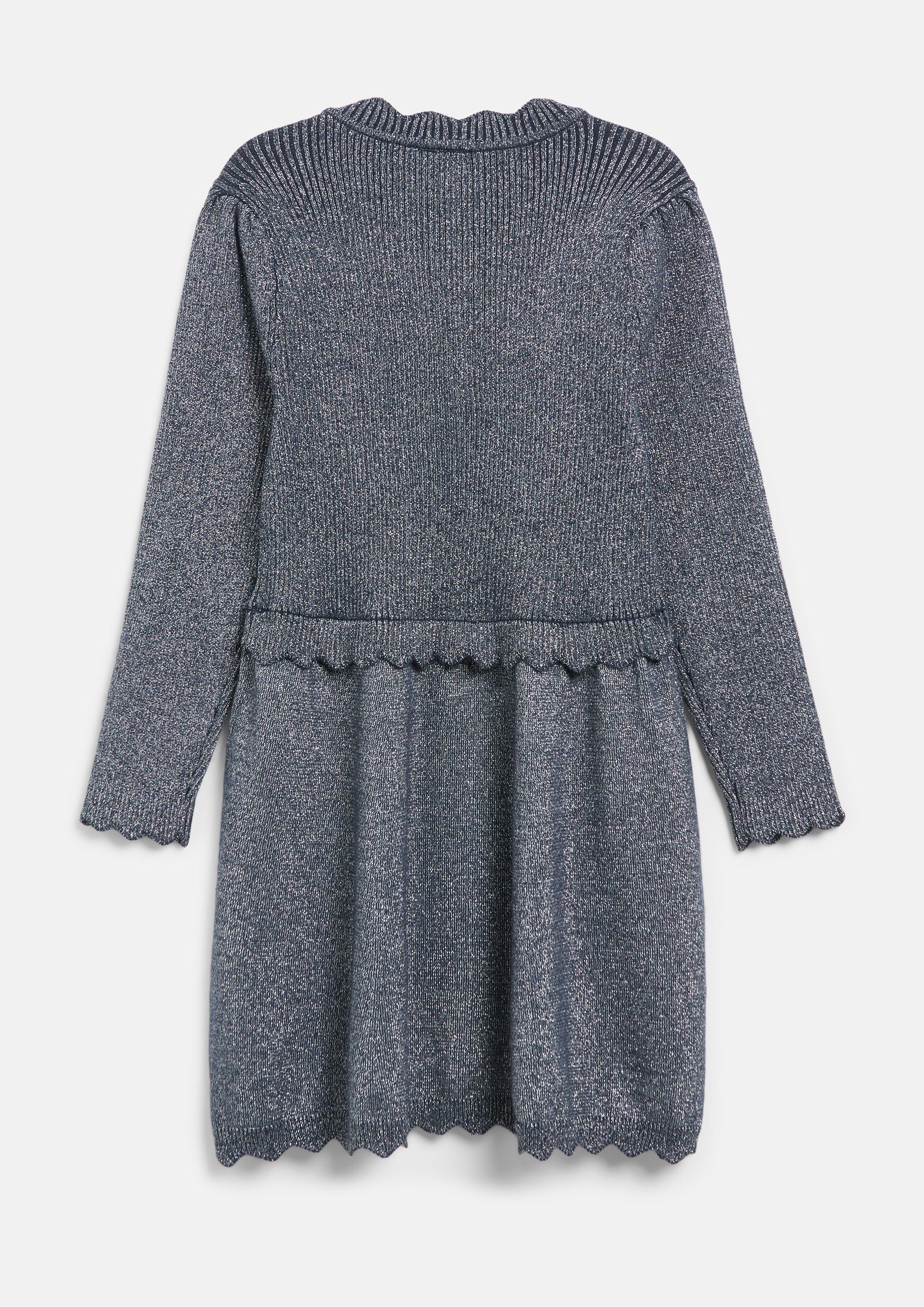 Junior Robe courte avec des fils pailletés en bleu de s.Oliver