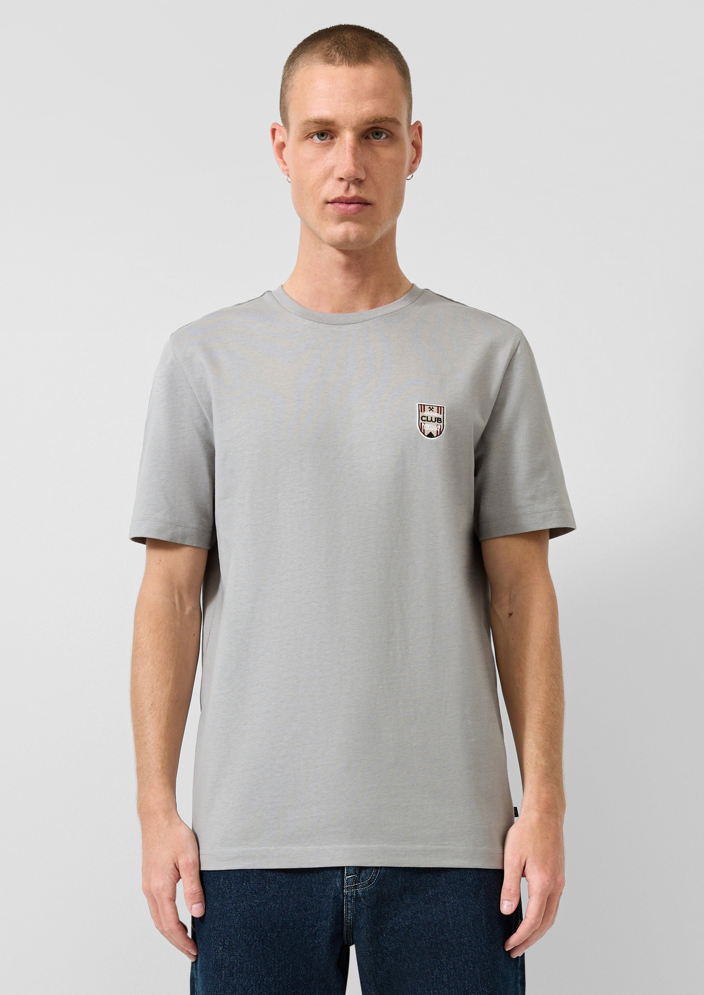 Herren T-Shirt in grau von QS