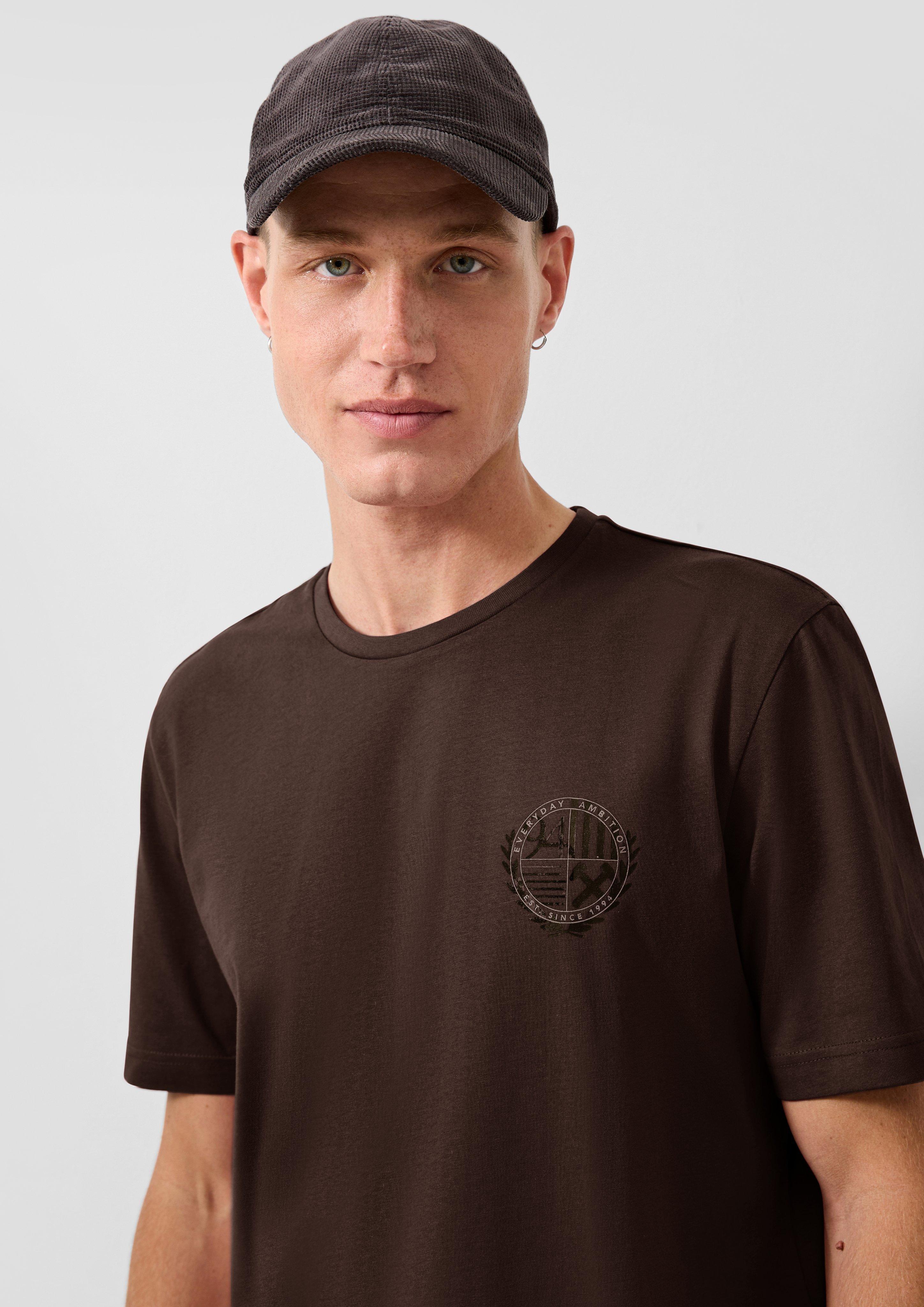 Herren T-Shirt in braun von QS