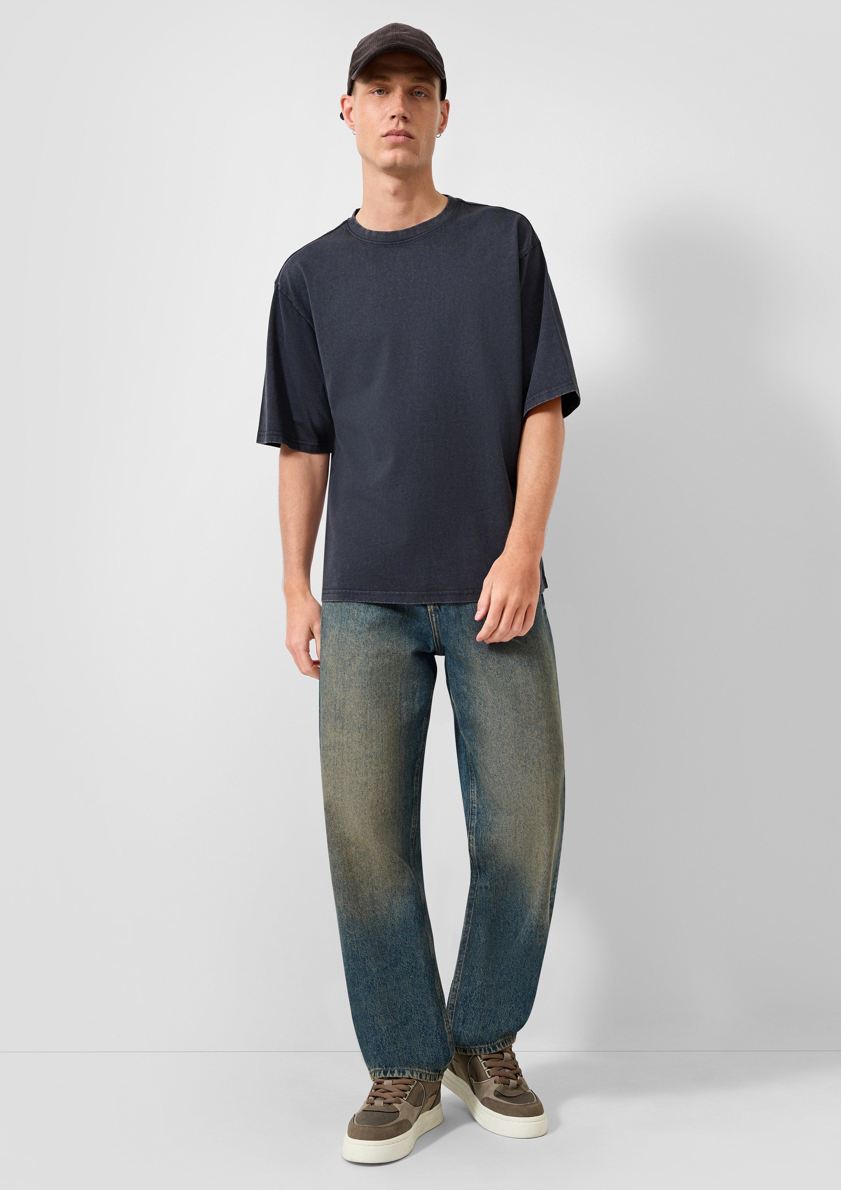 Heren T-Shirt in blauw van QS